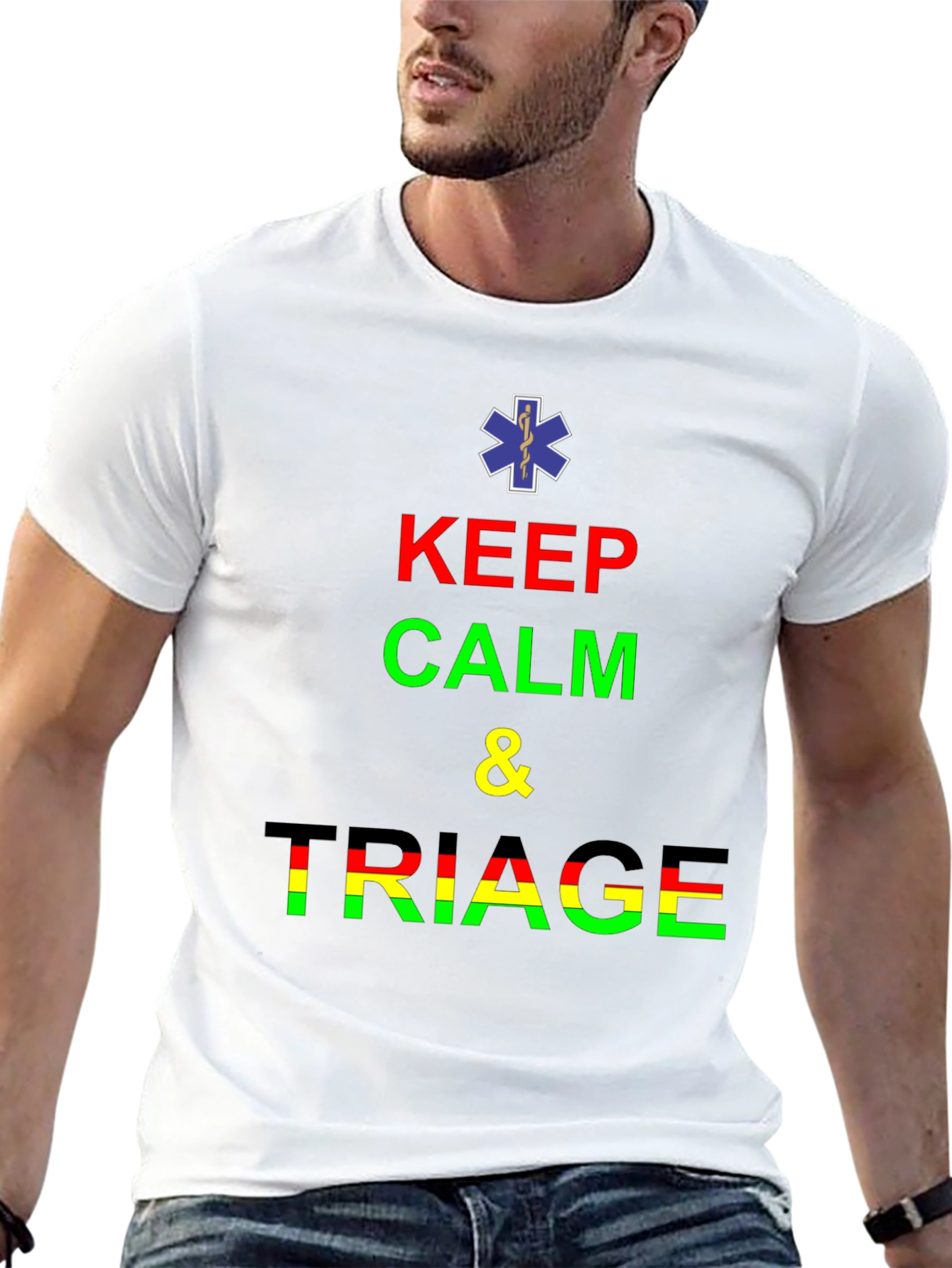 Keep Calm Triage T-Shirt Emergency Responder Tee