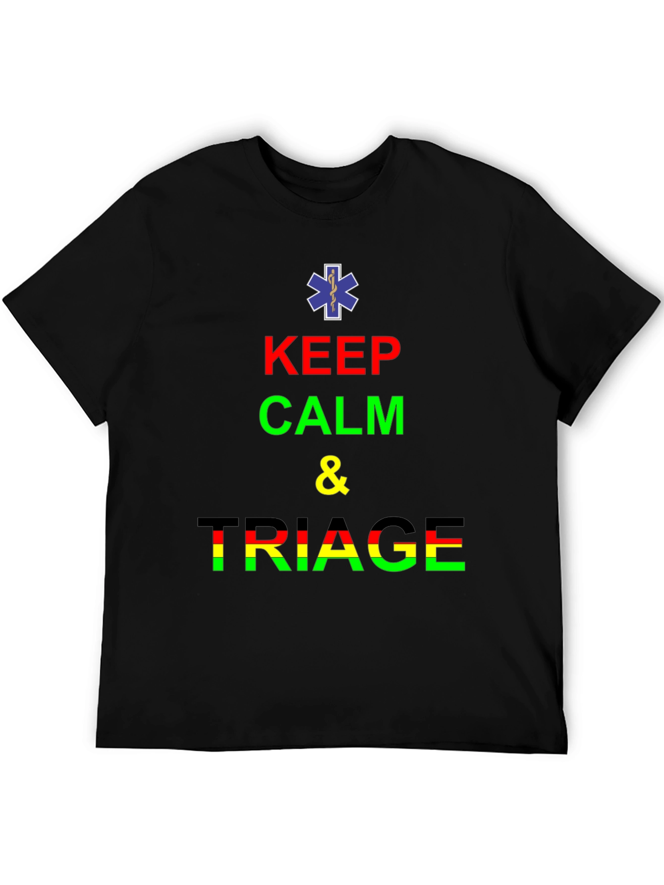 Keep Calm Triage T-Shirt Emergency Responder Tee