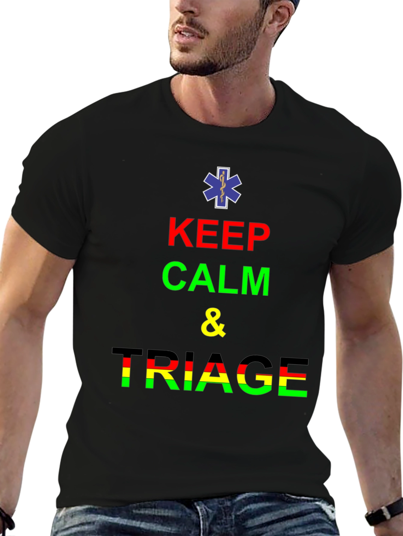 Keep Calm Triage T-Shirt Emergency Responder Tee