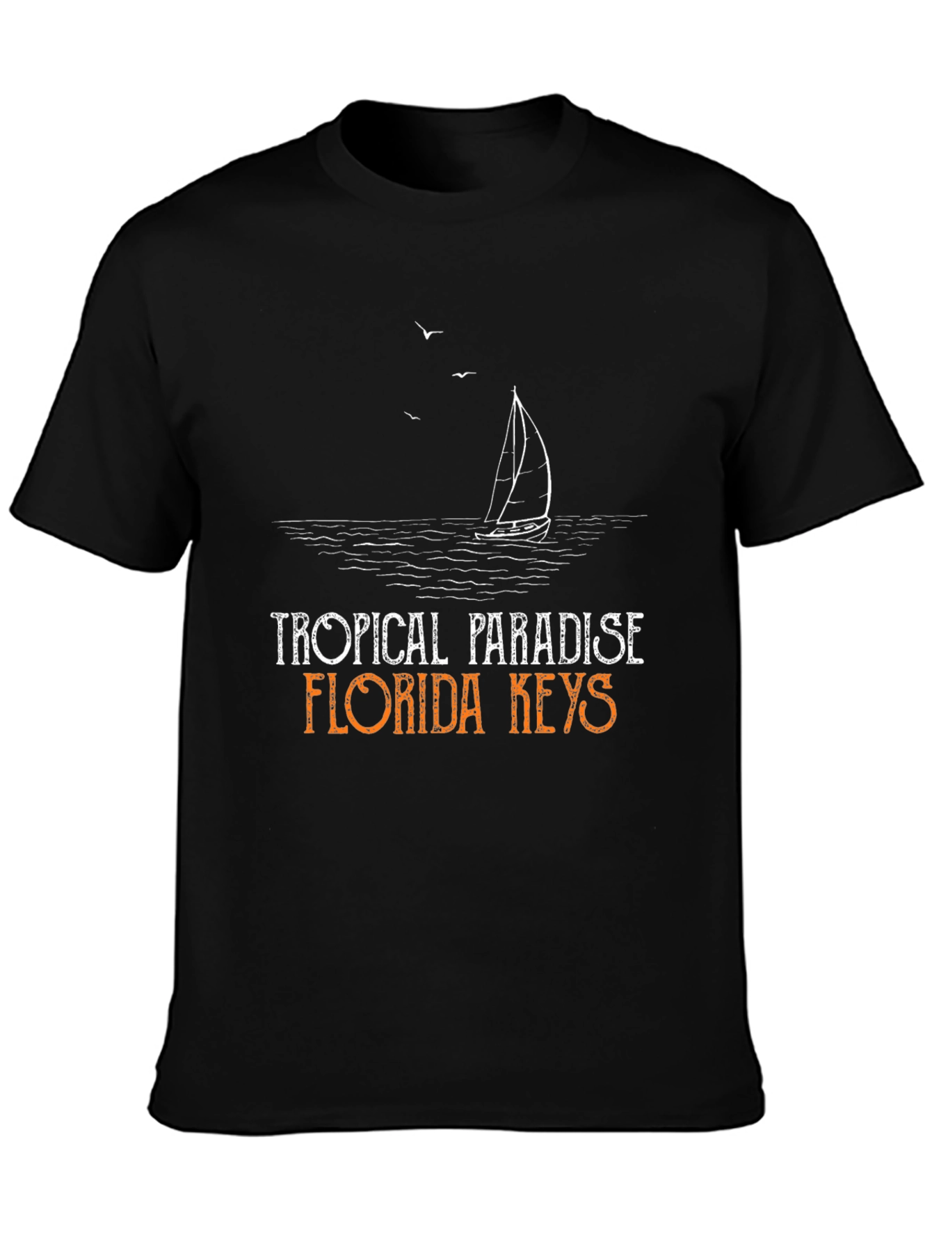 Tropical Paradise Florida Keys Graphic T-Shirt