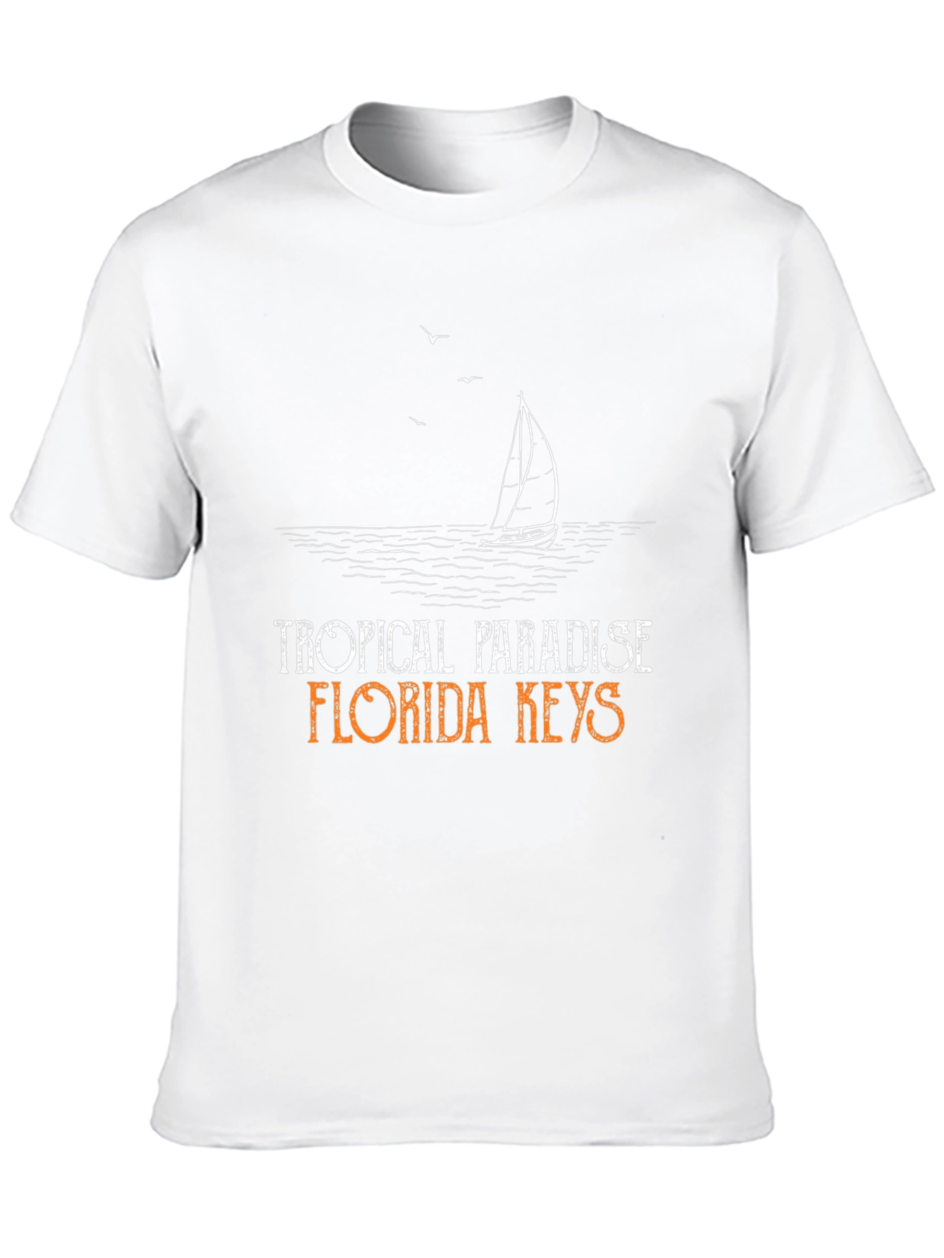 Tropical Paradise Florida Keys Graphic T-Shirt