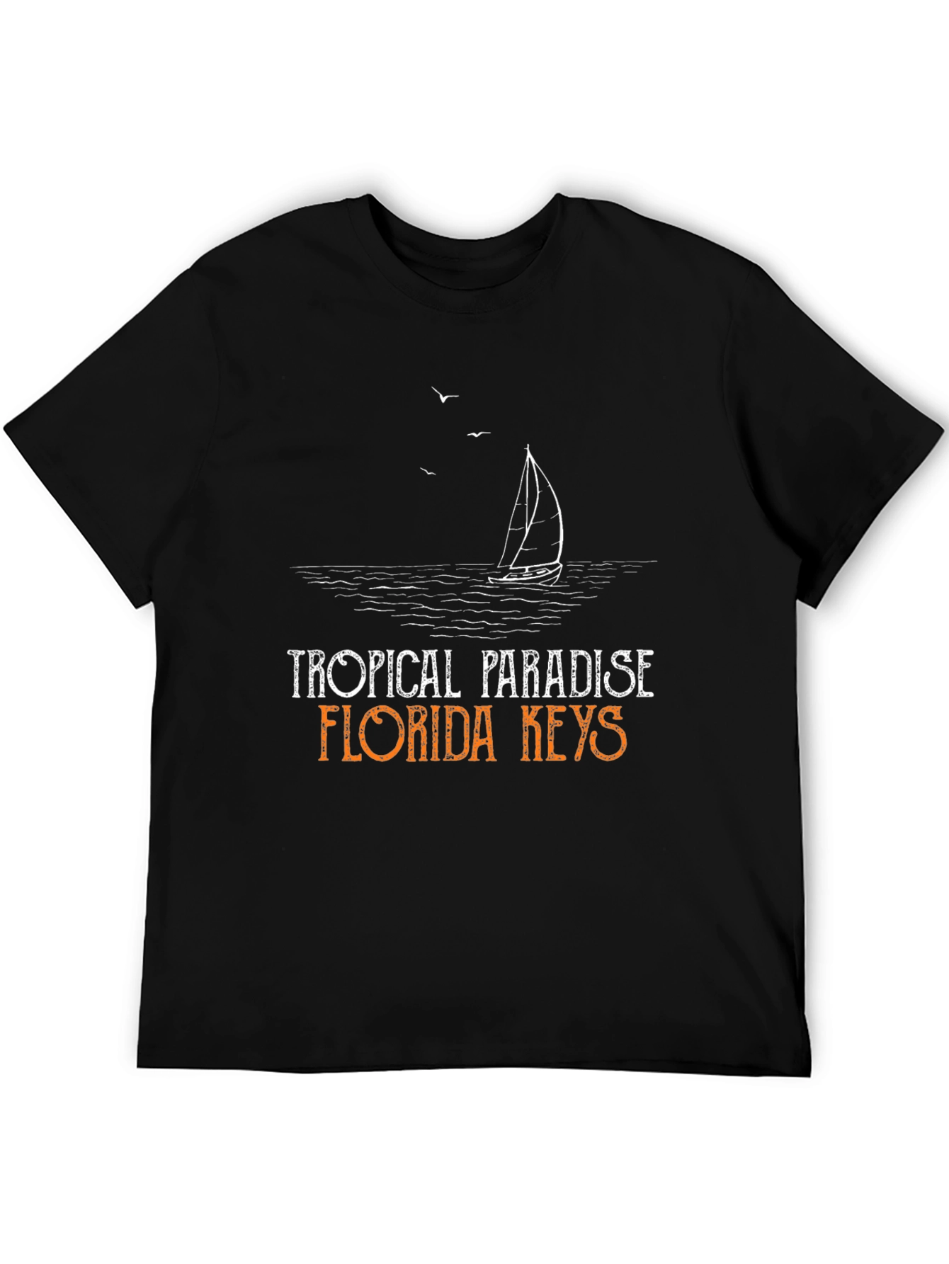 Tropical Paradise Florida Keys Graphic T-Shirt