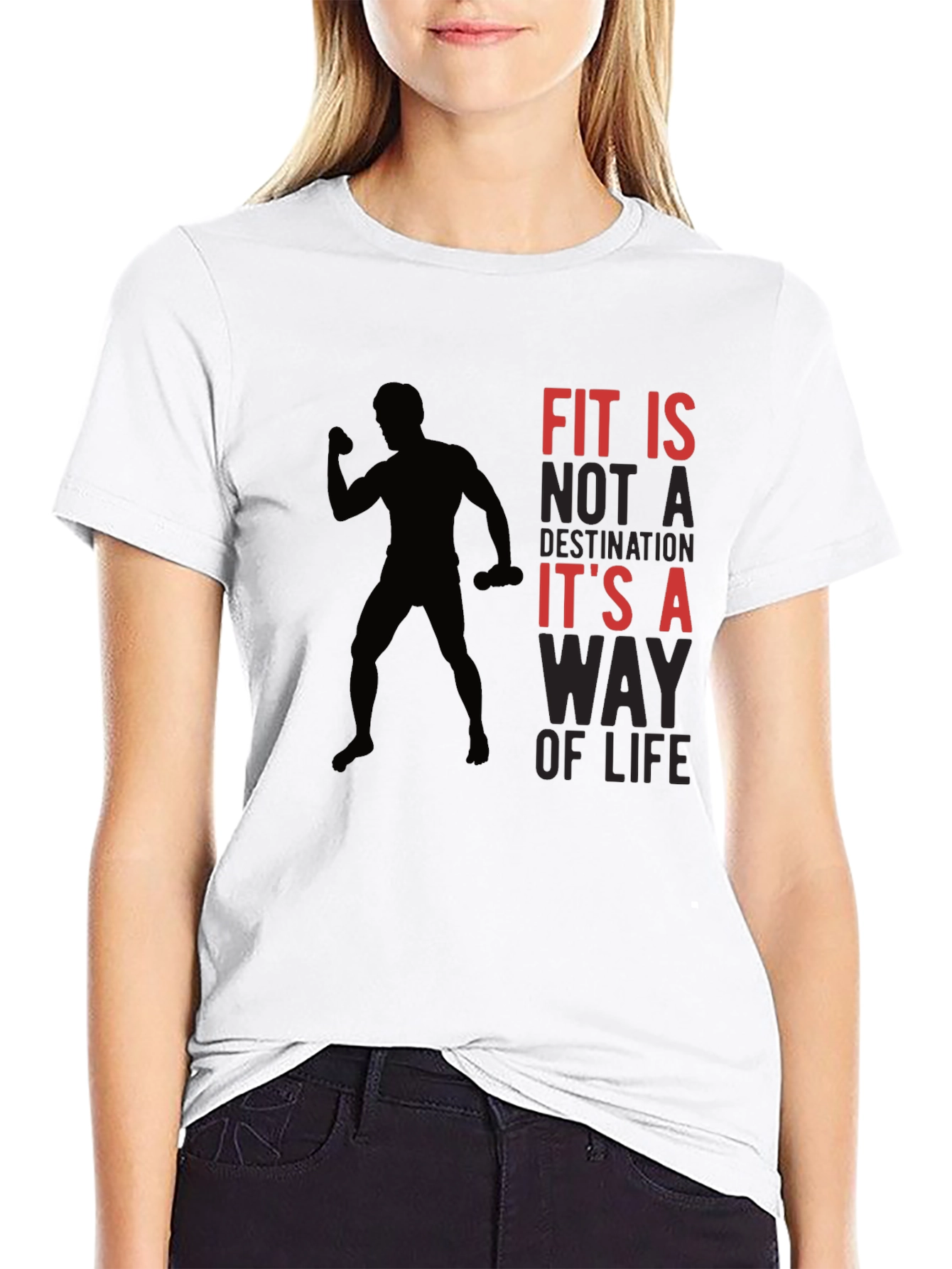 Fit is a Way of Life Graphic T-Shirt