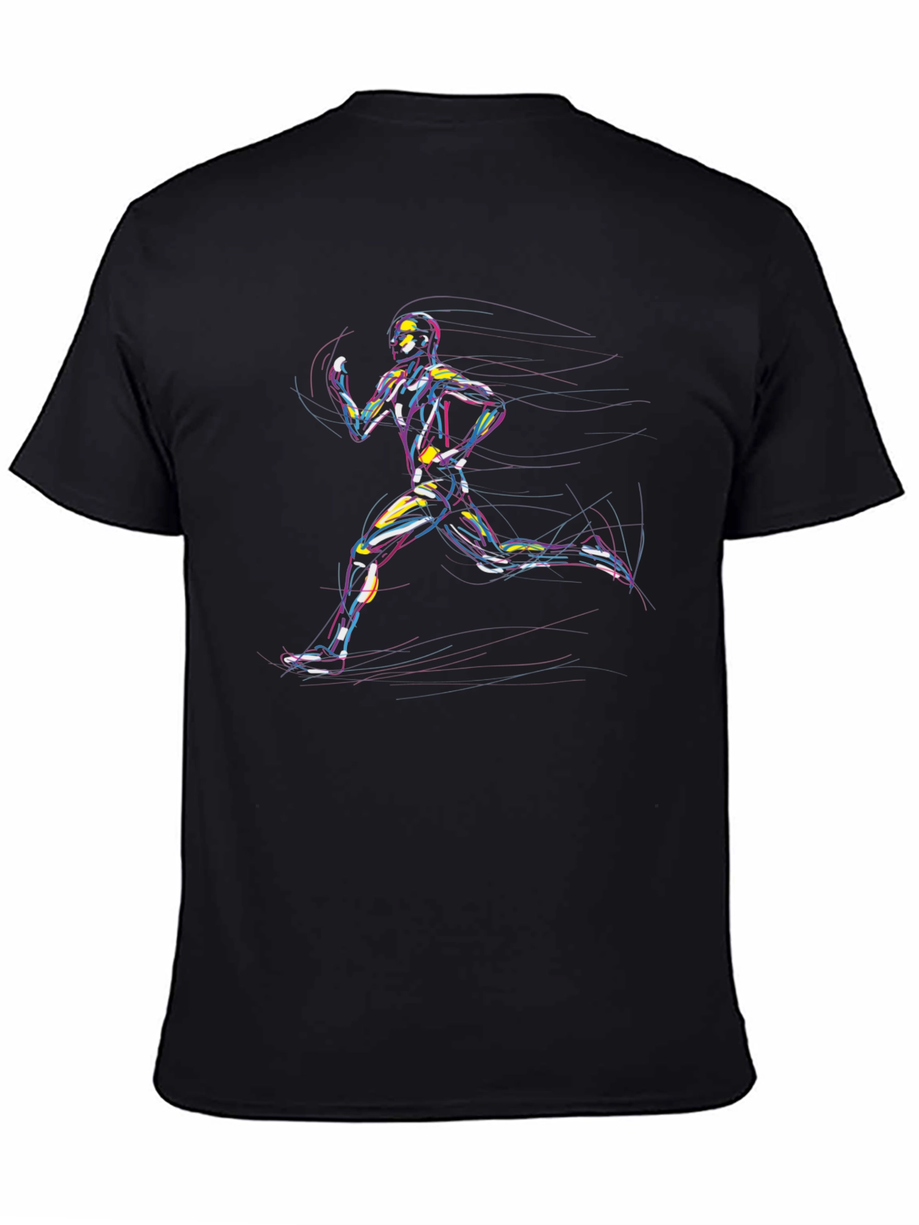 Runner Graphic Tee - Cool Artistic Design