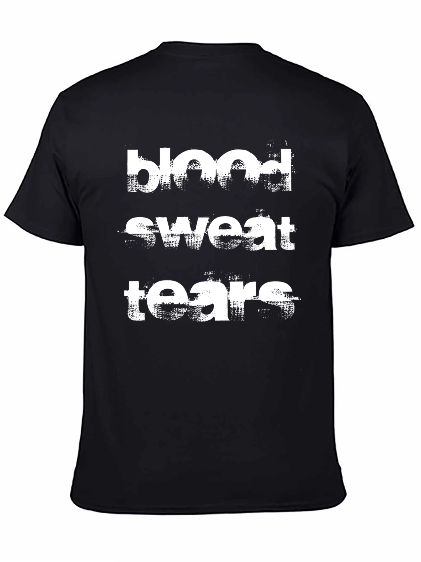 Blood Sweat Tears Graphic Tee - Black Cotton T-Shirt