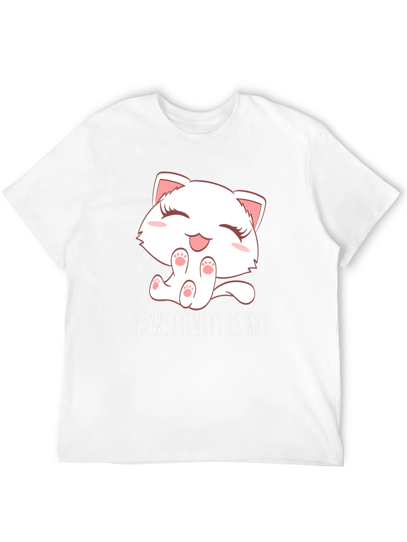 Pawsitivity is Key Black T-Shirt