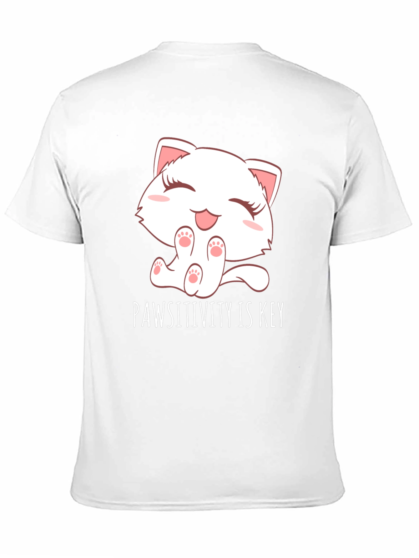 Pawsitivity is Key Black T-Shirt
