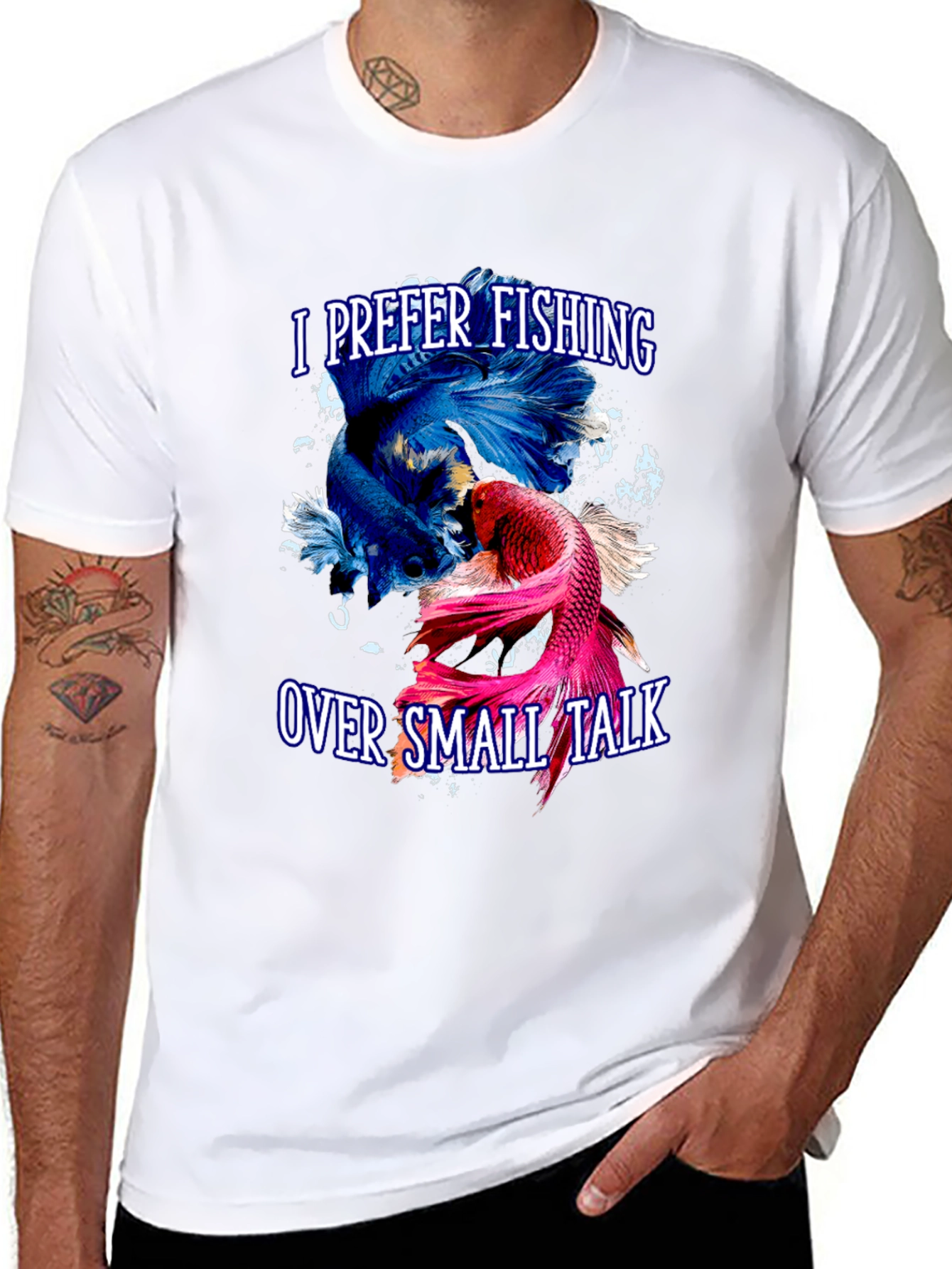 Fishing Over Small Talk T-Shirt - Angler Gift