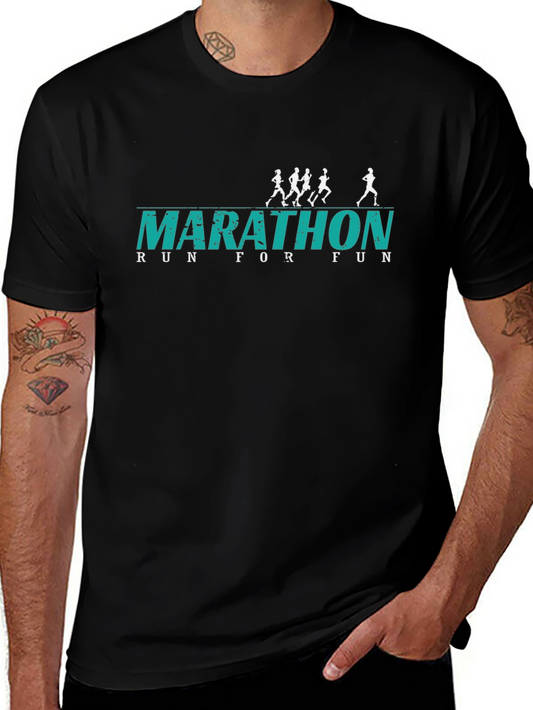 Marathon Run for Fun Graphic Tee