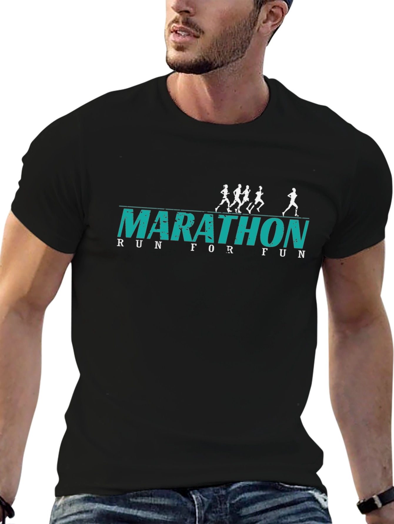 Marathon Run for Fun Graphic Tee