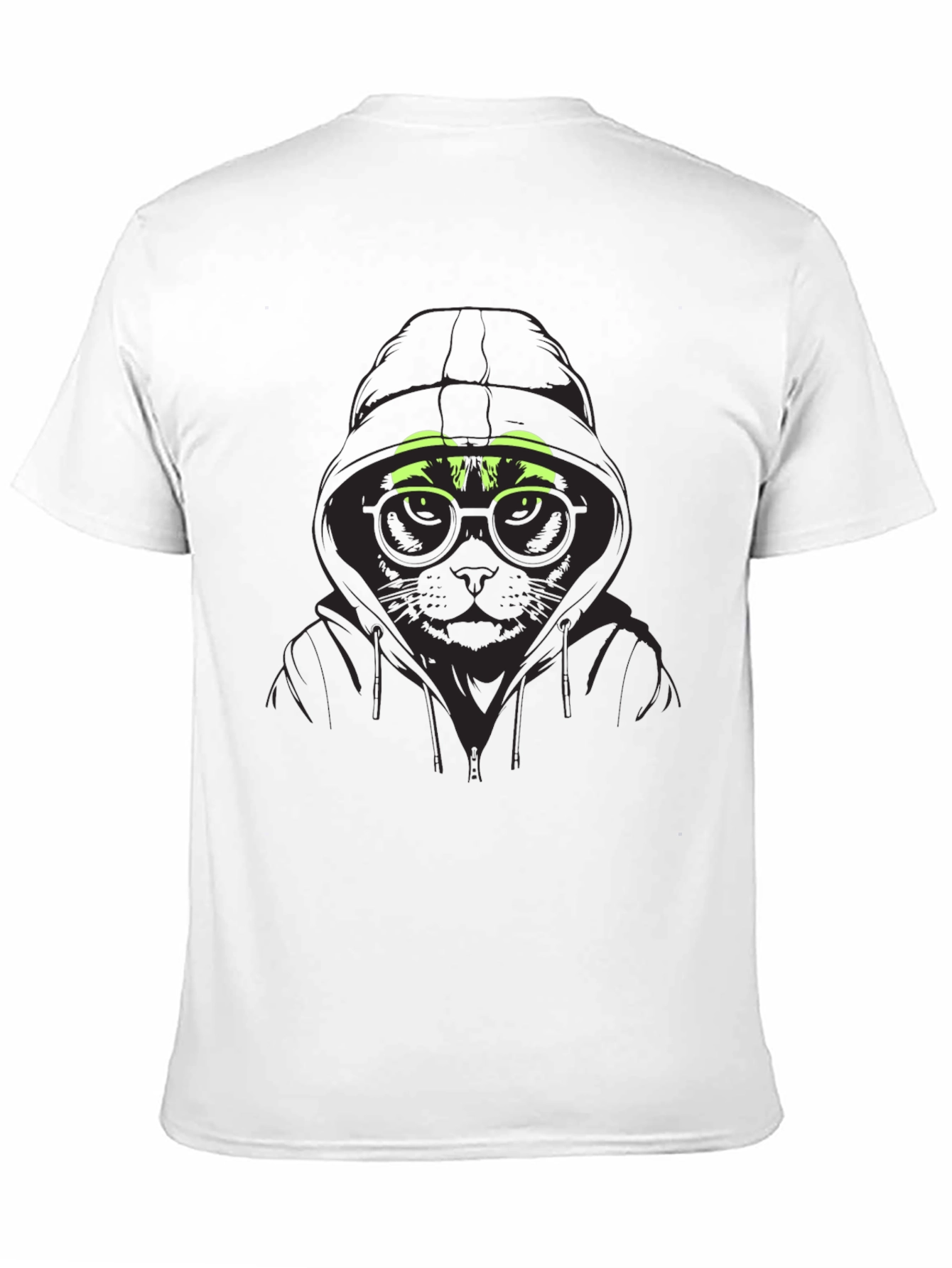 Cool Cat Hoodie T-Shirt - Urban Style