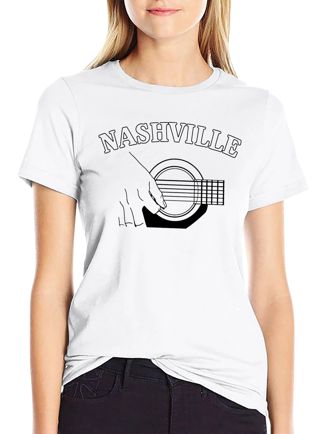 Nashville Guitar Graphic T-Shirt