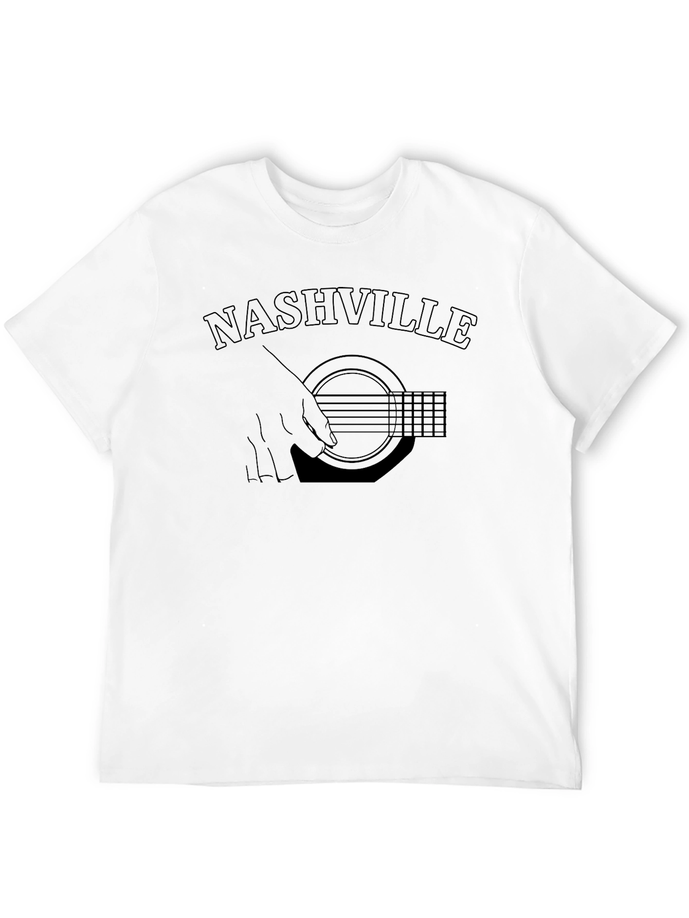 Nashville Guitar Graphic T-Shirt