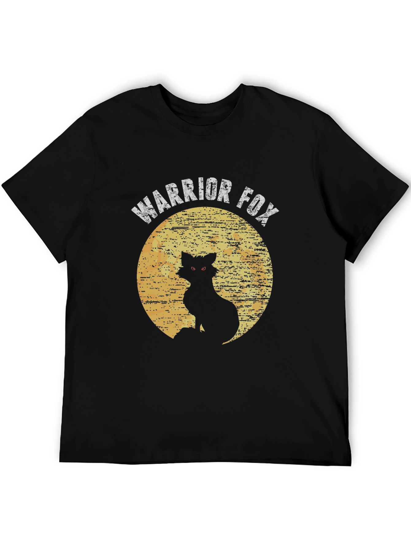Warrior Fox Graphic Tee - Black T-Shirt