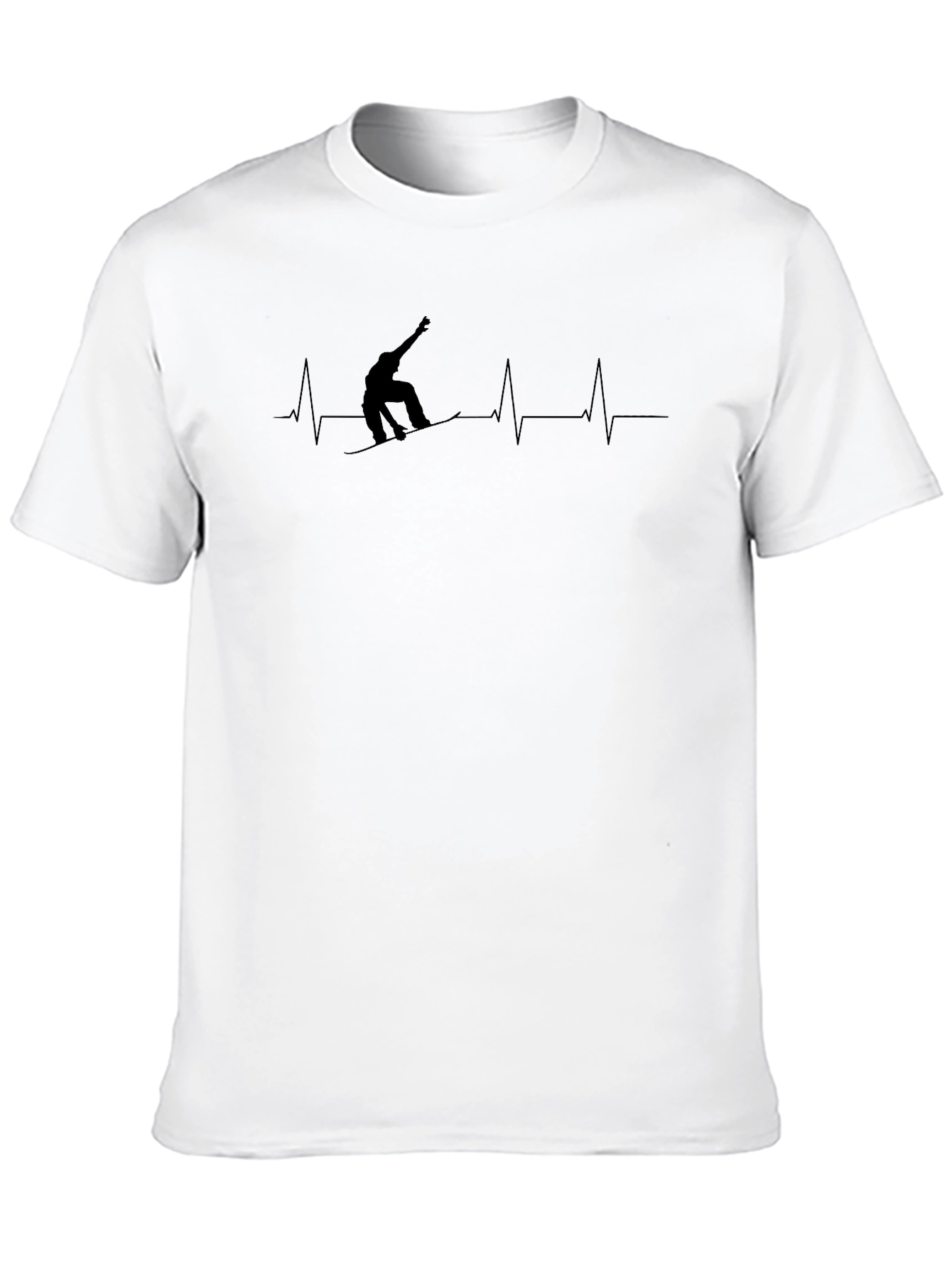 Snowboard Heartbeat T-Shirt - Ride in Style