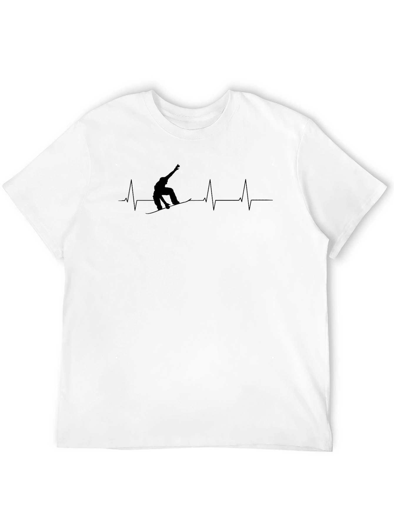 Snowboard Heartbeat T-Shirt - Ride in Style