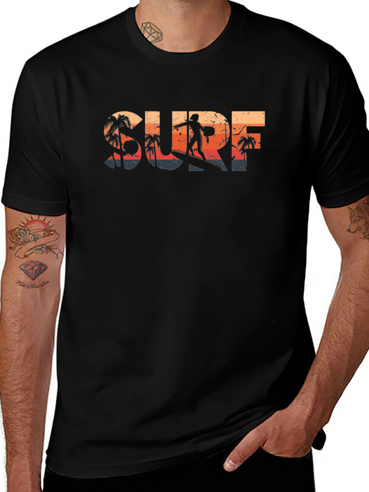 Retro Surf Graphic Tee | Vintage Style Surfing T-Shirt