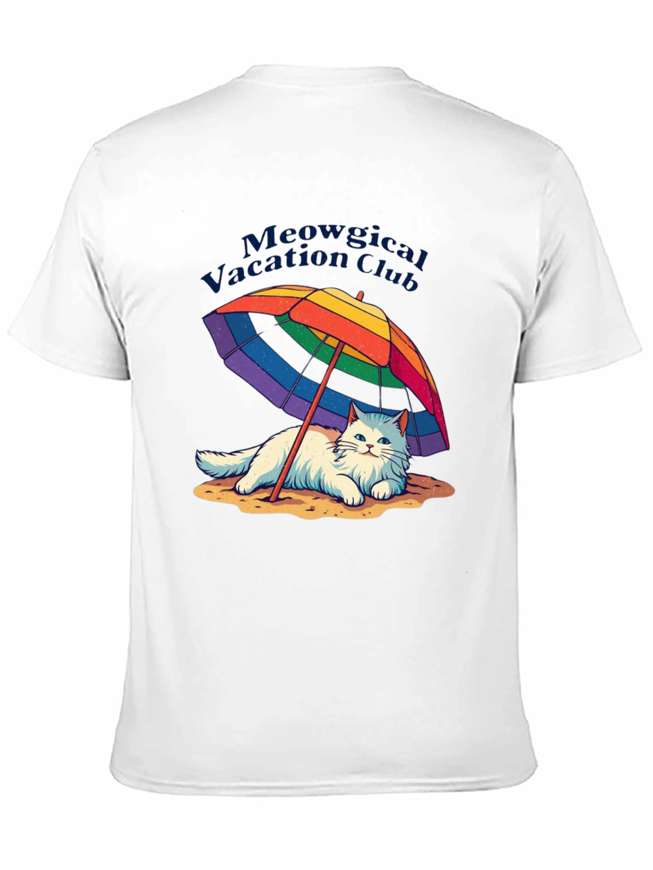 Meowgical Vacation Club Black T-Shirt