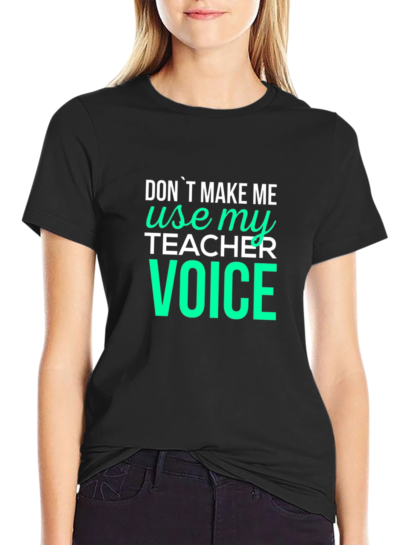 Teacher Voice Graphic Tee - Funny Teaching Shirt