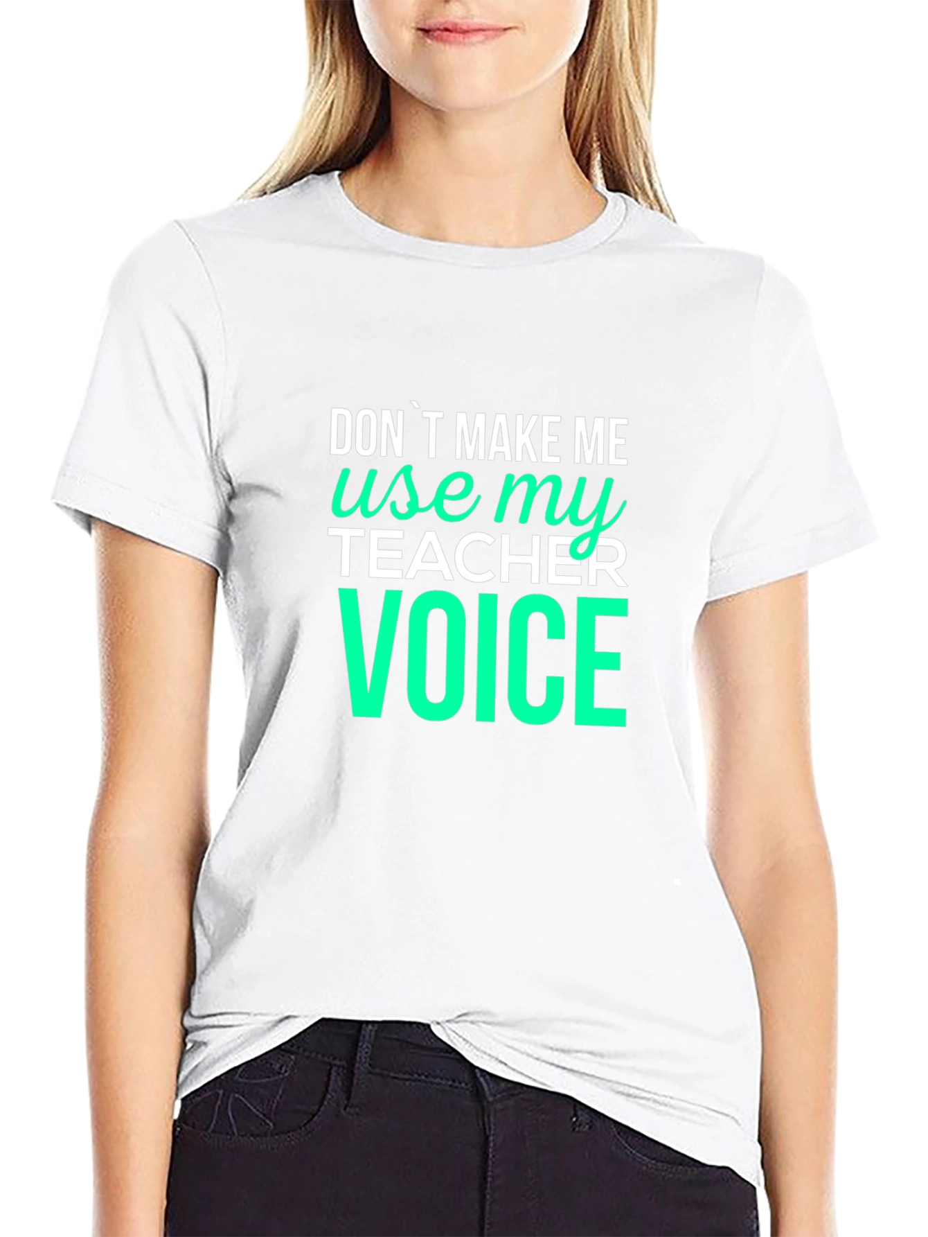 Teacher Voice Graphic Tee - Funny Teaching Shirt