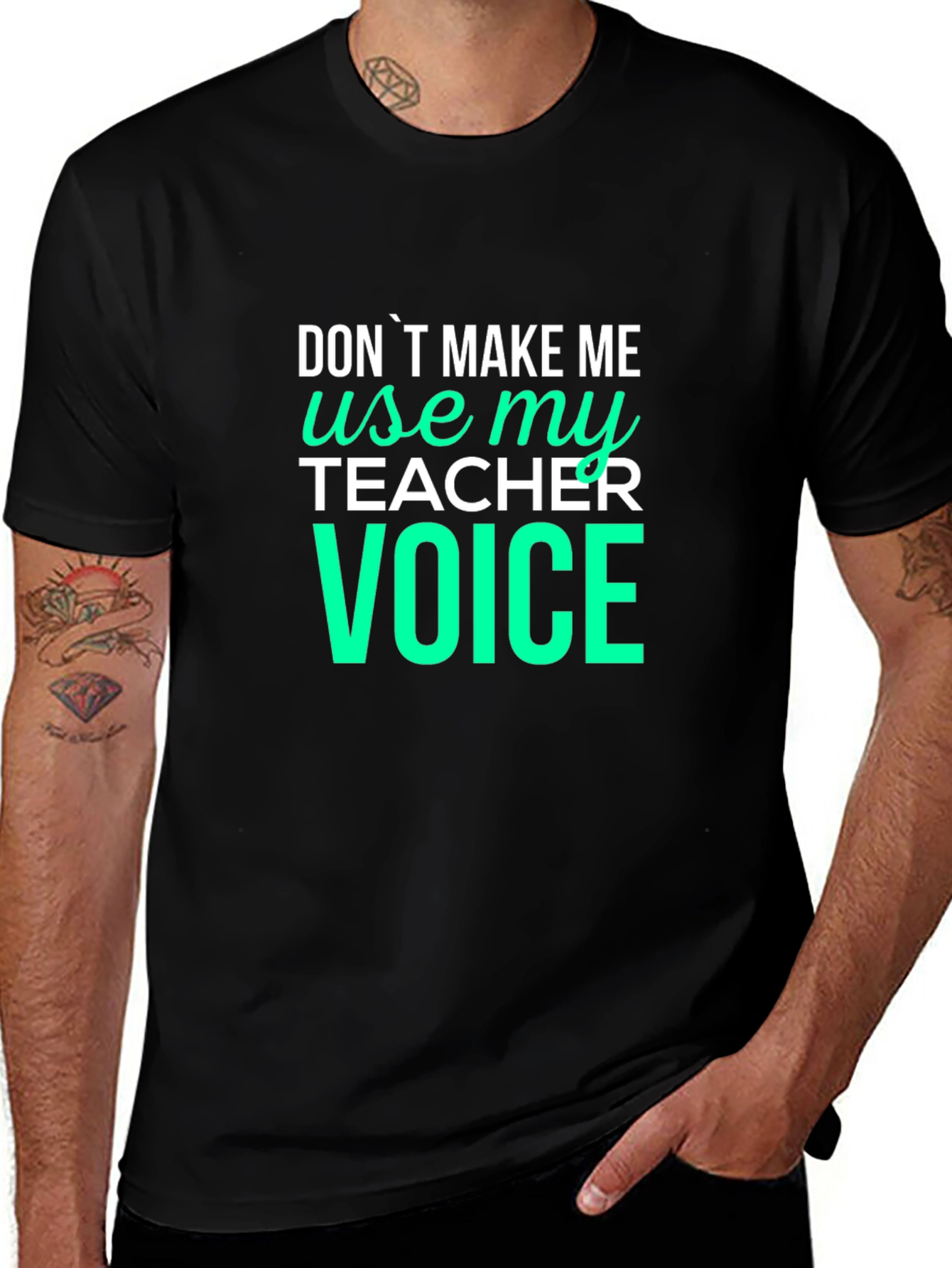 Teacher Voice Graphic Tee - Funny Teaching Shirt