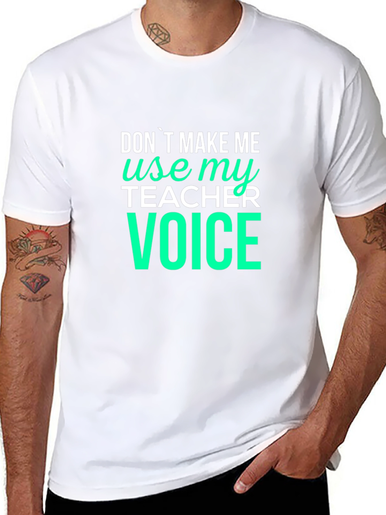 Teacher Voice Graphic Tee - Funny Teaching Shirt