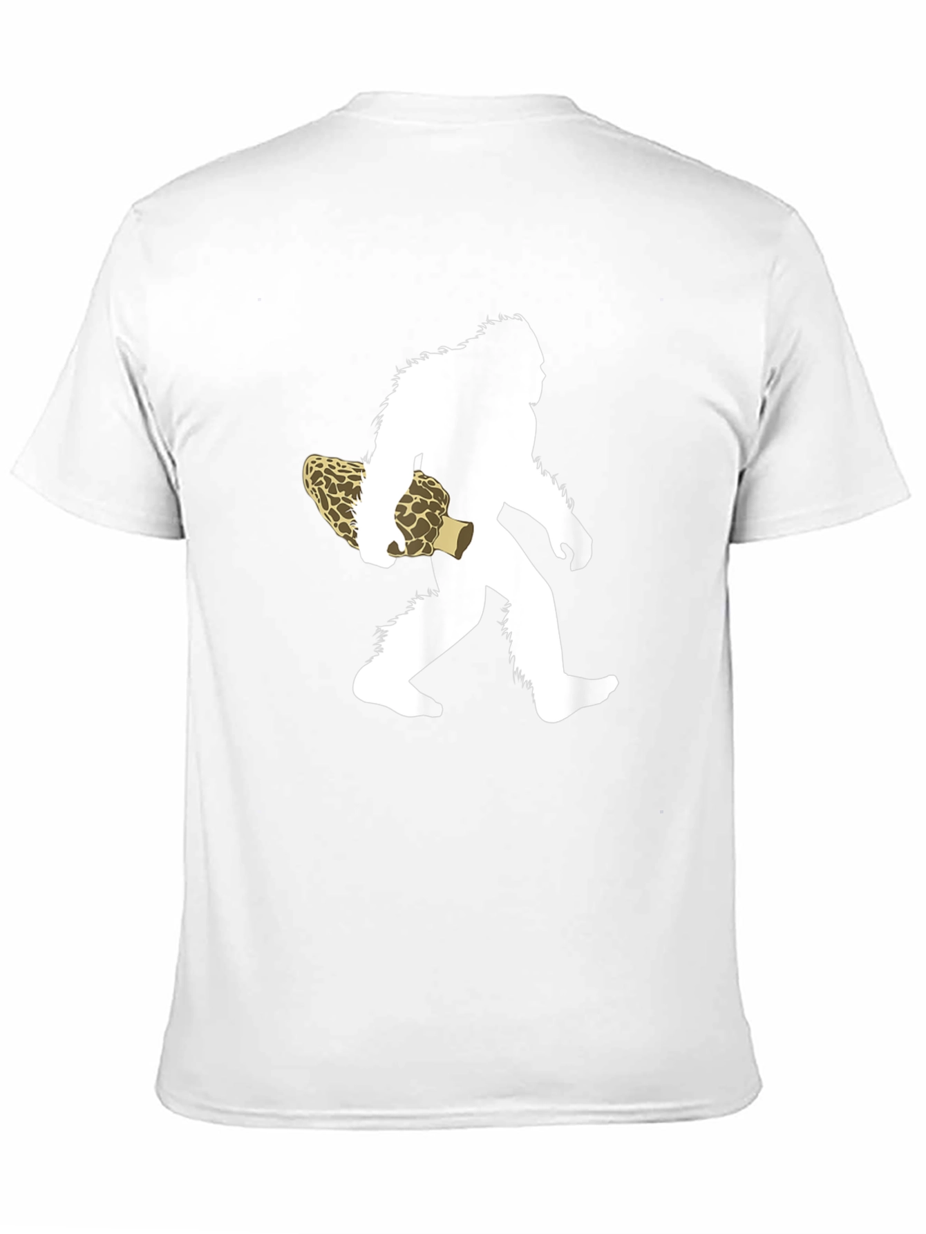 Sasquatch Morel Mushroom Graphic T-Shirt