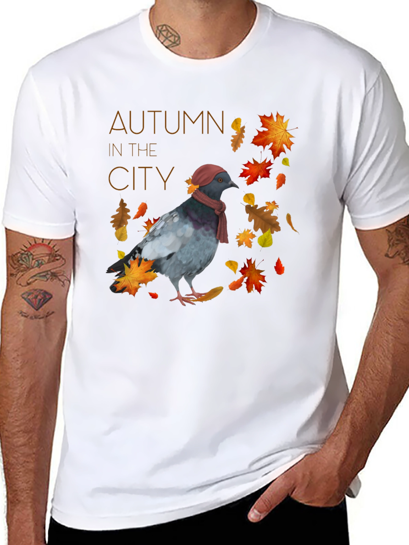 Autumn Pigeon T-Shirt