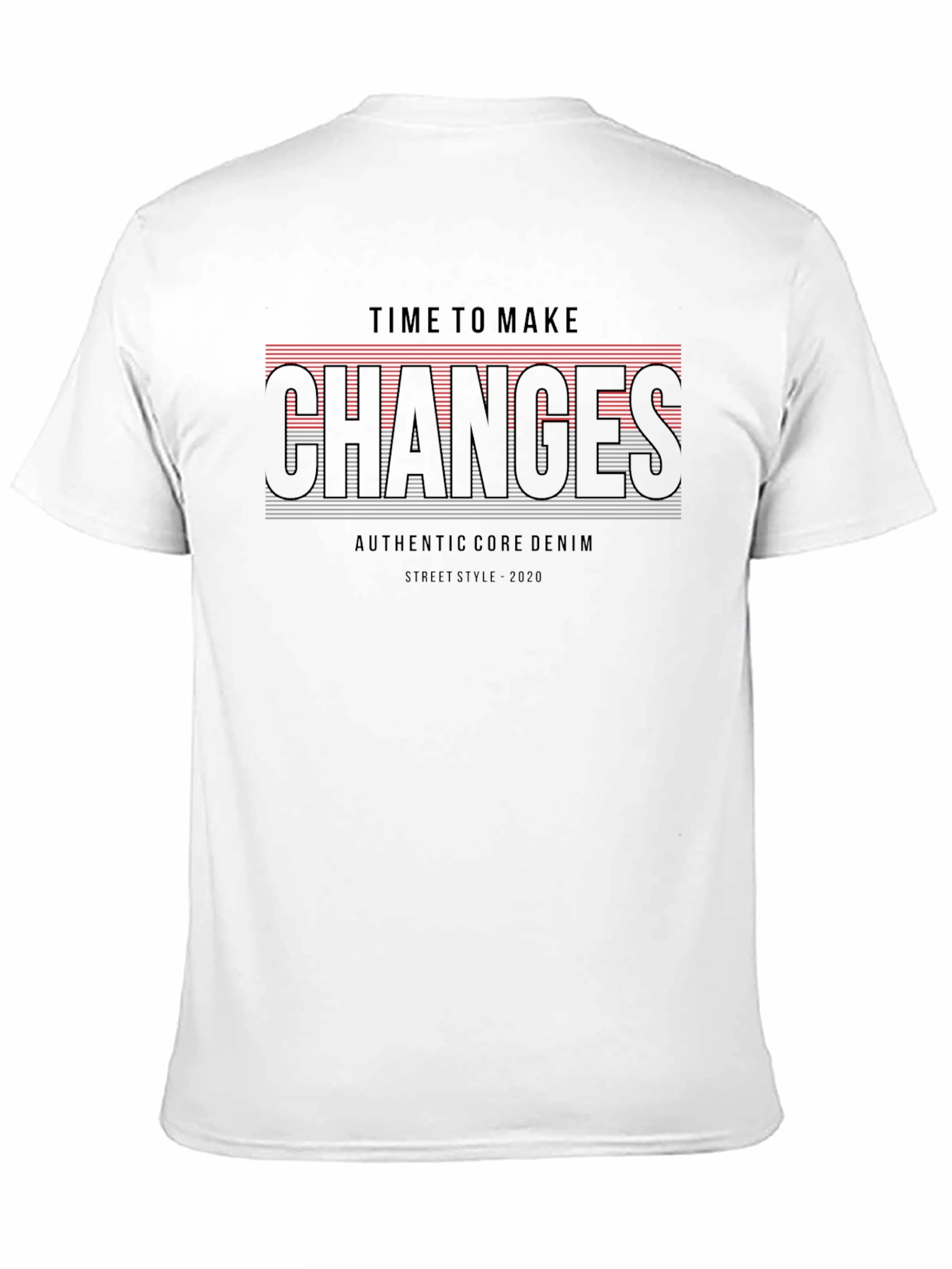 Time to Make Changes Black Graphic Tee