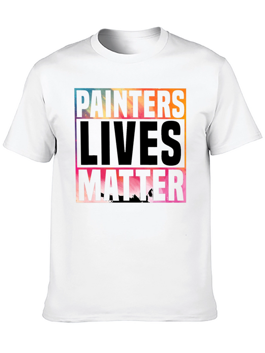 Painters Lives Matter Graphic T-Shirt