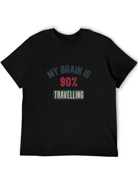 My Brain Is 90% Traveling Graphic Tee