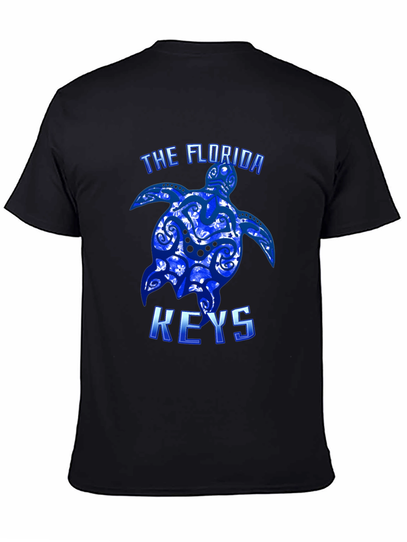 Florida Keys Turtle Graphic Tee - Black