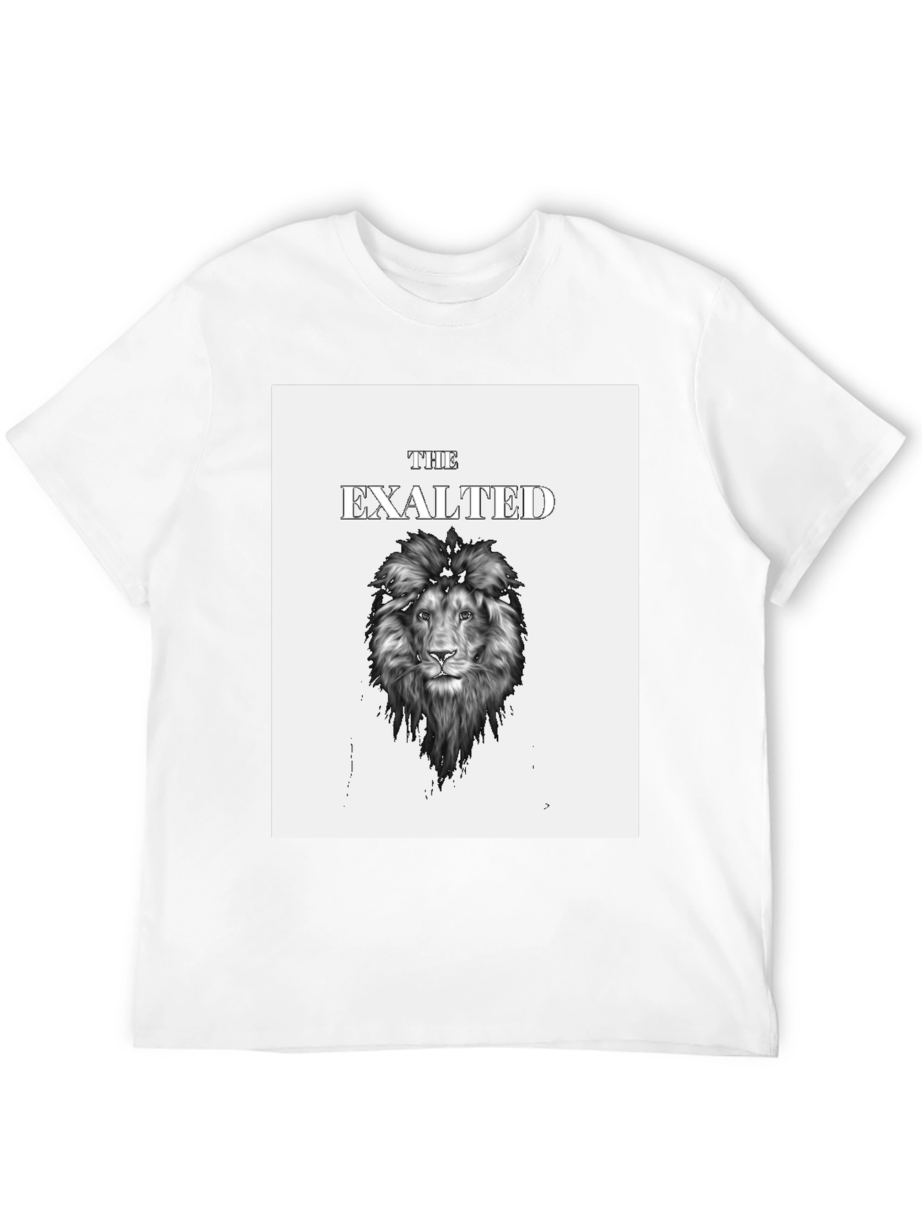 The Exalted Lion Black Graphic T-Shirt
