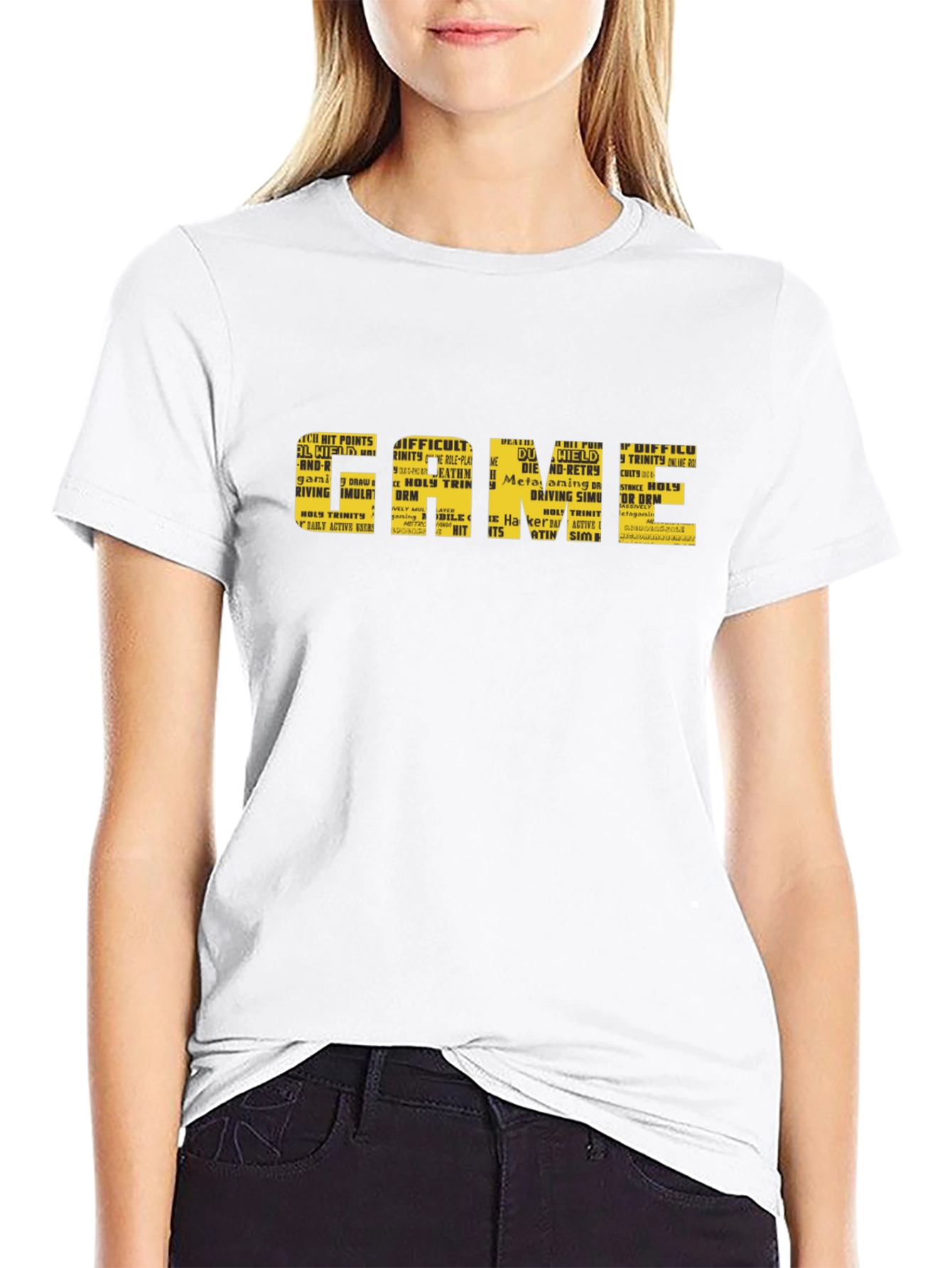 Gaming T-Shirt - GAME Word Art Design