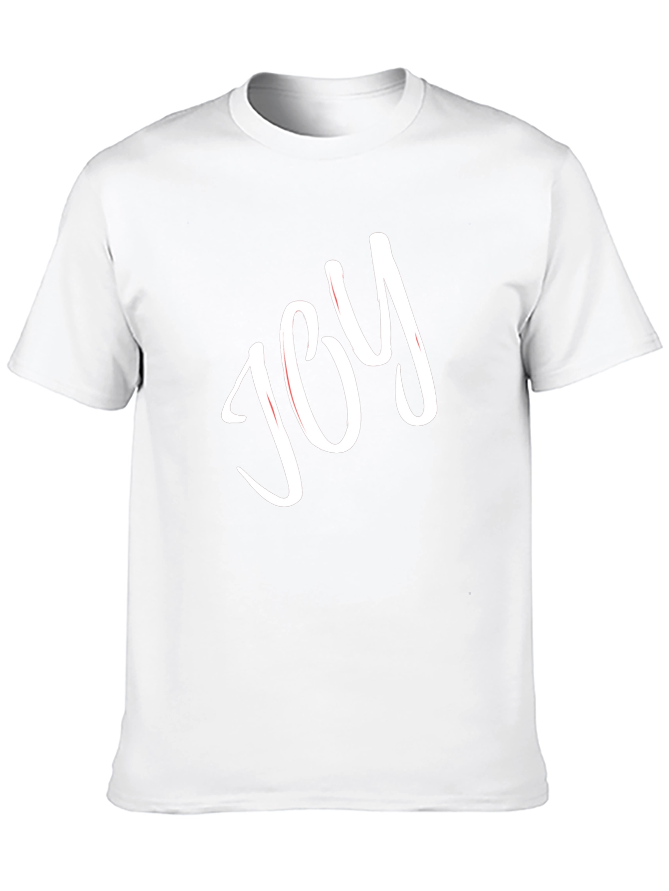 Joy Graphic Black Tee - Classic Comfort