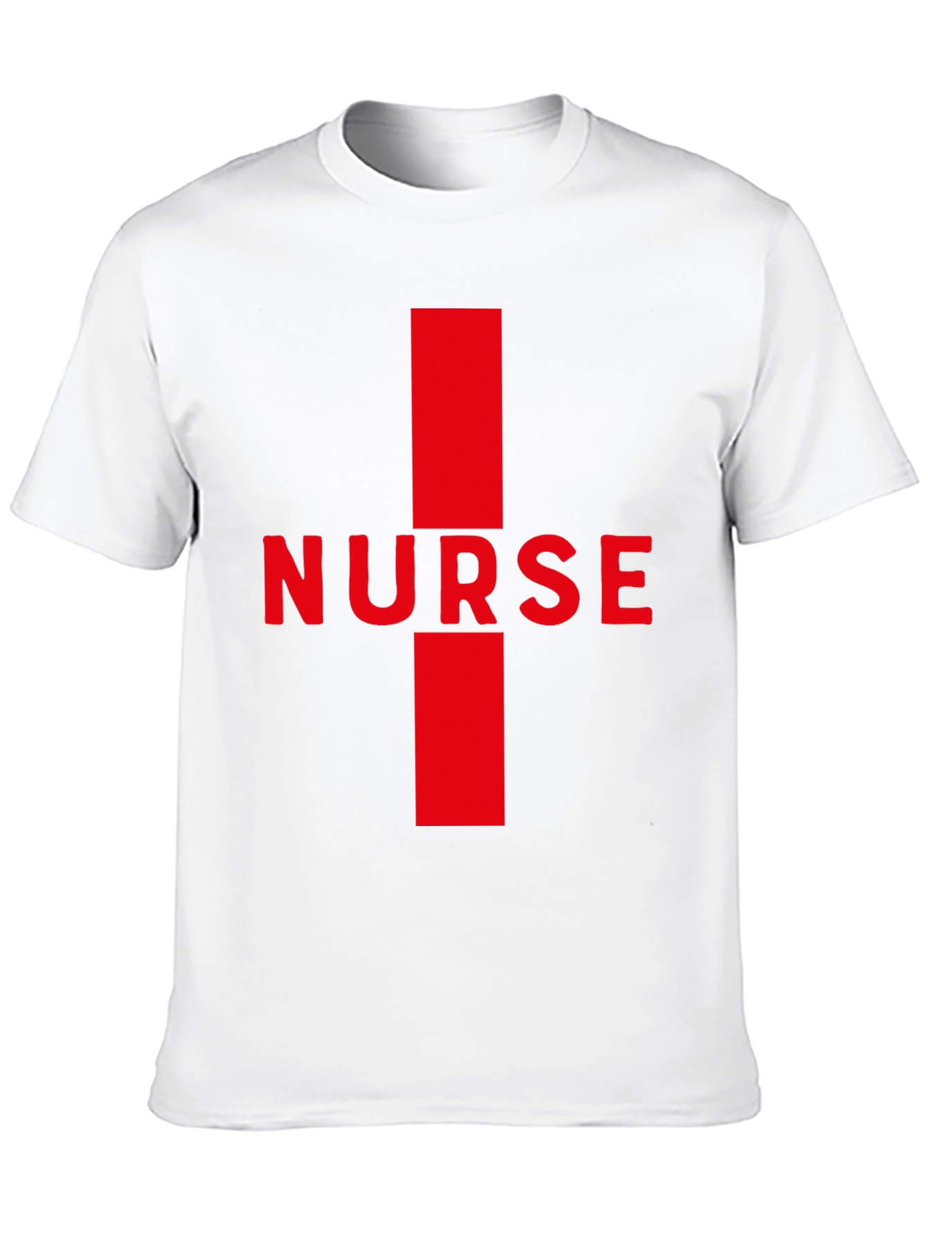 Nurse Red Cross Black T-Shirt