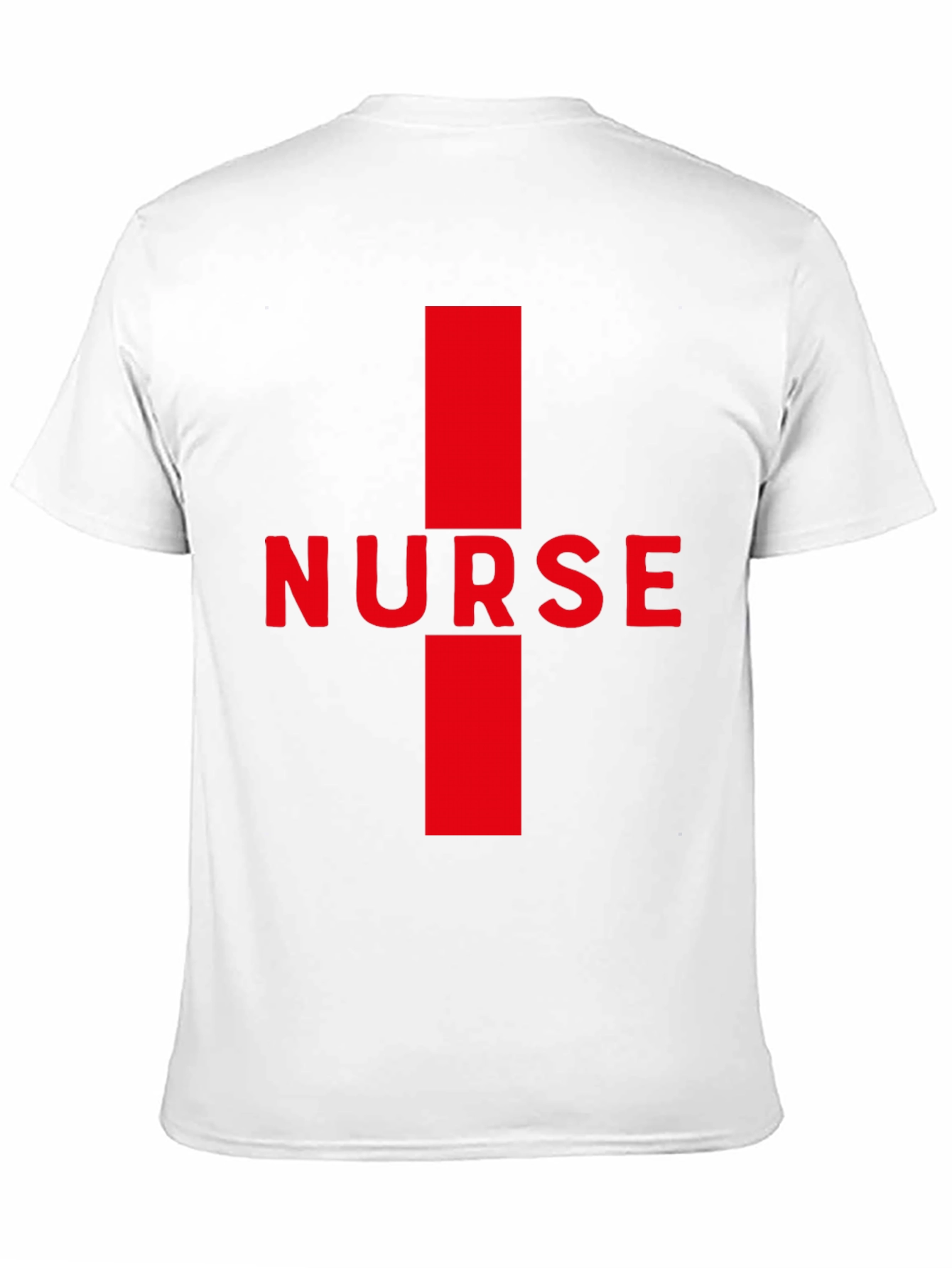 Nurse Red Cross Black T-Shirt