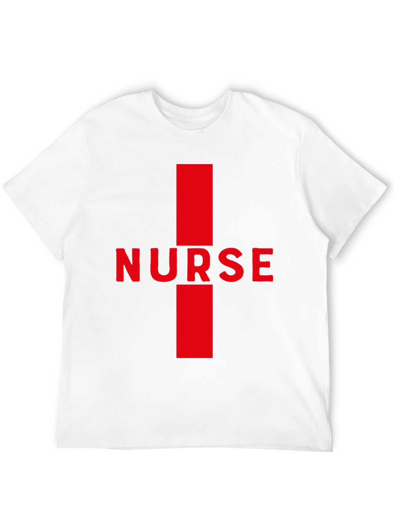 Nurse Red Cross Black T-Shirt