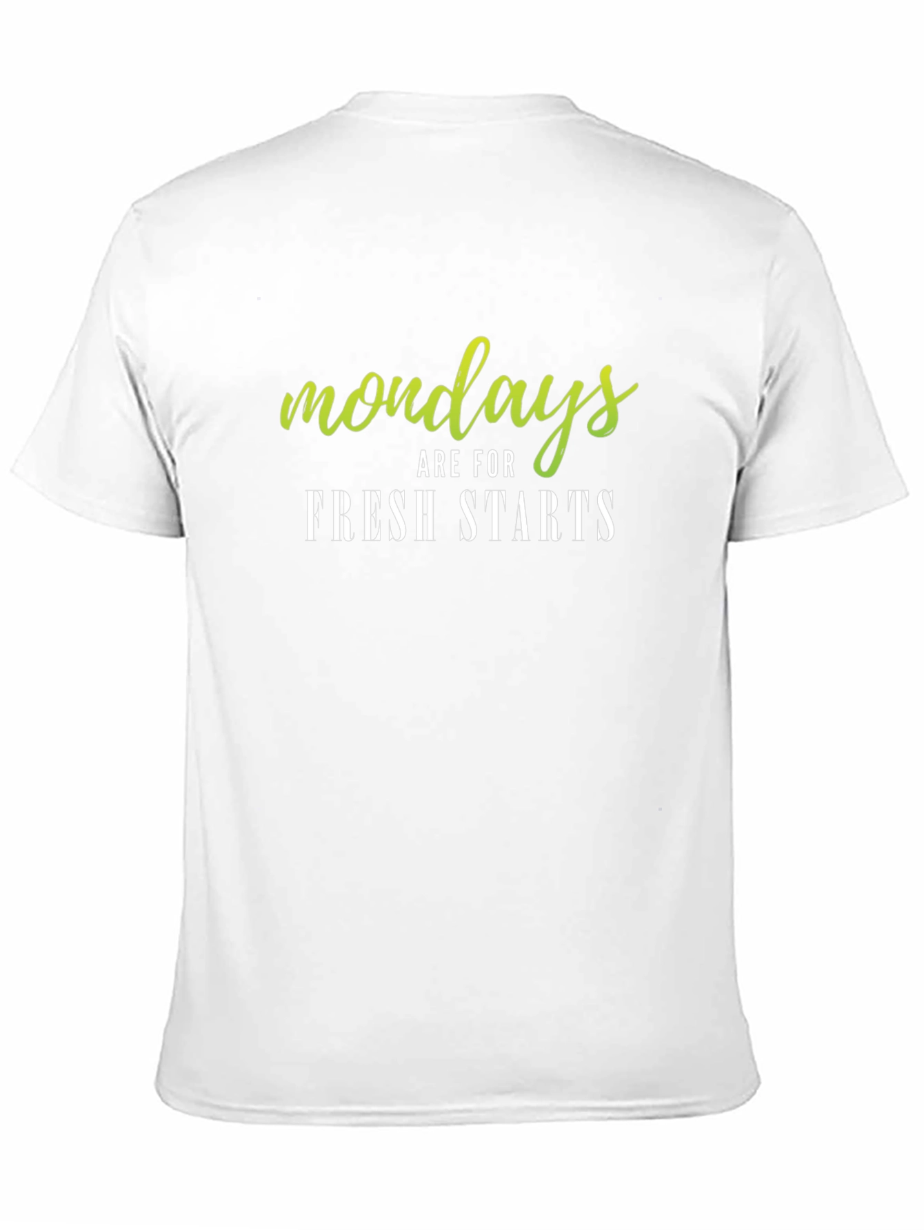 Monday Fresh Start Black T-Shirt