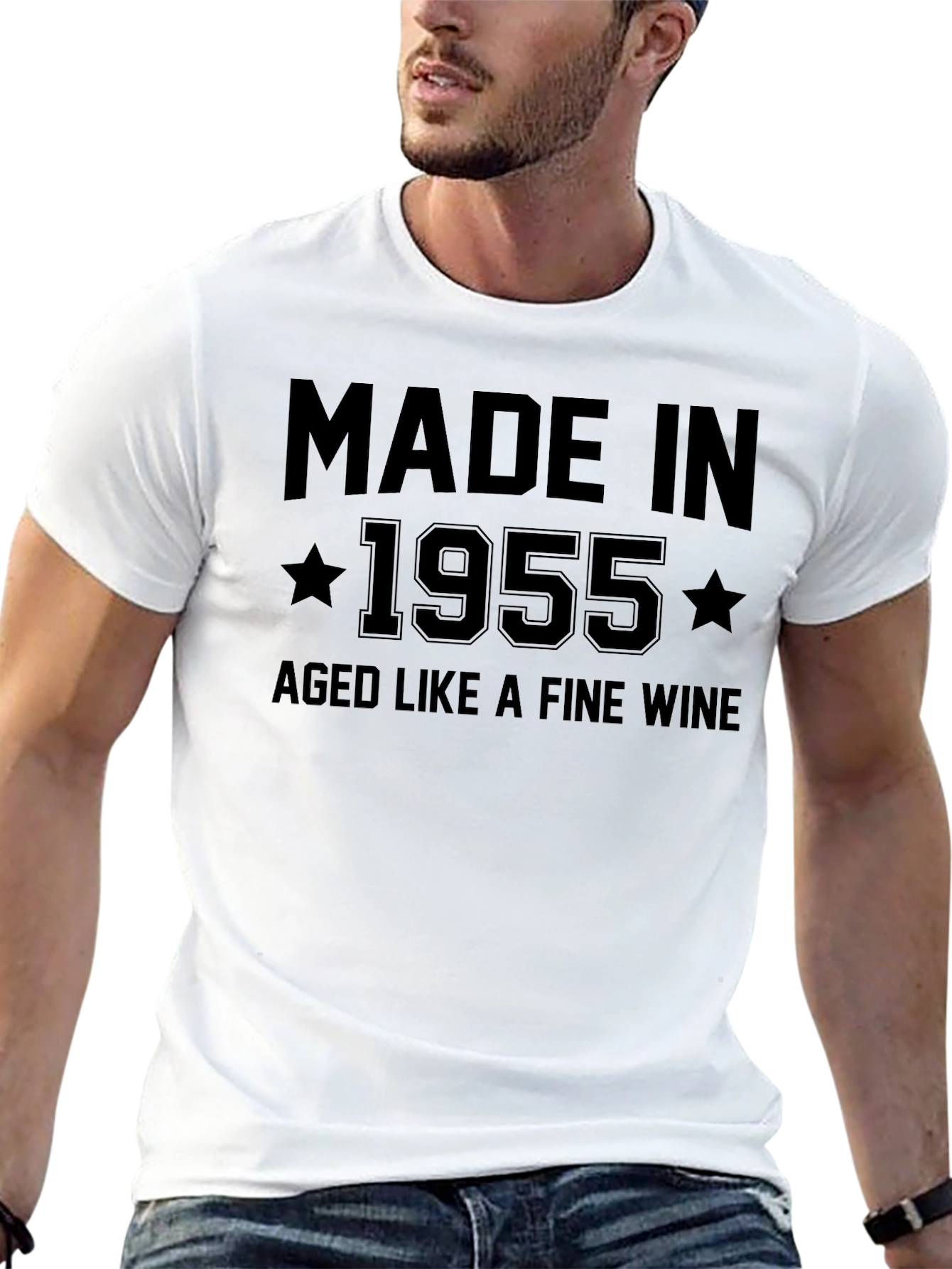 Made in 1955 Aged Like Fine Wine Graphic T-Shirt