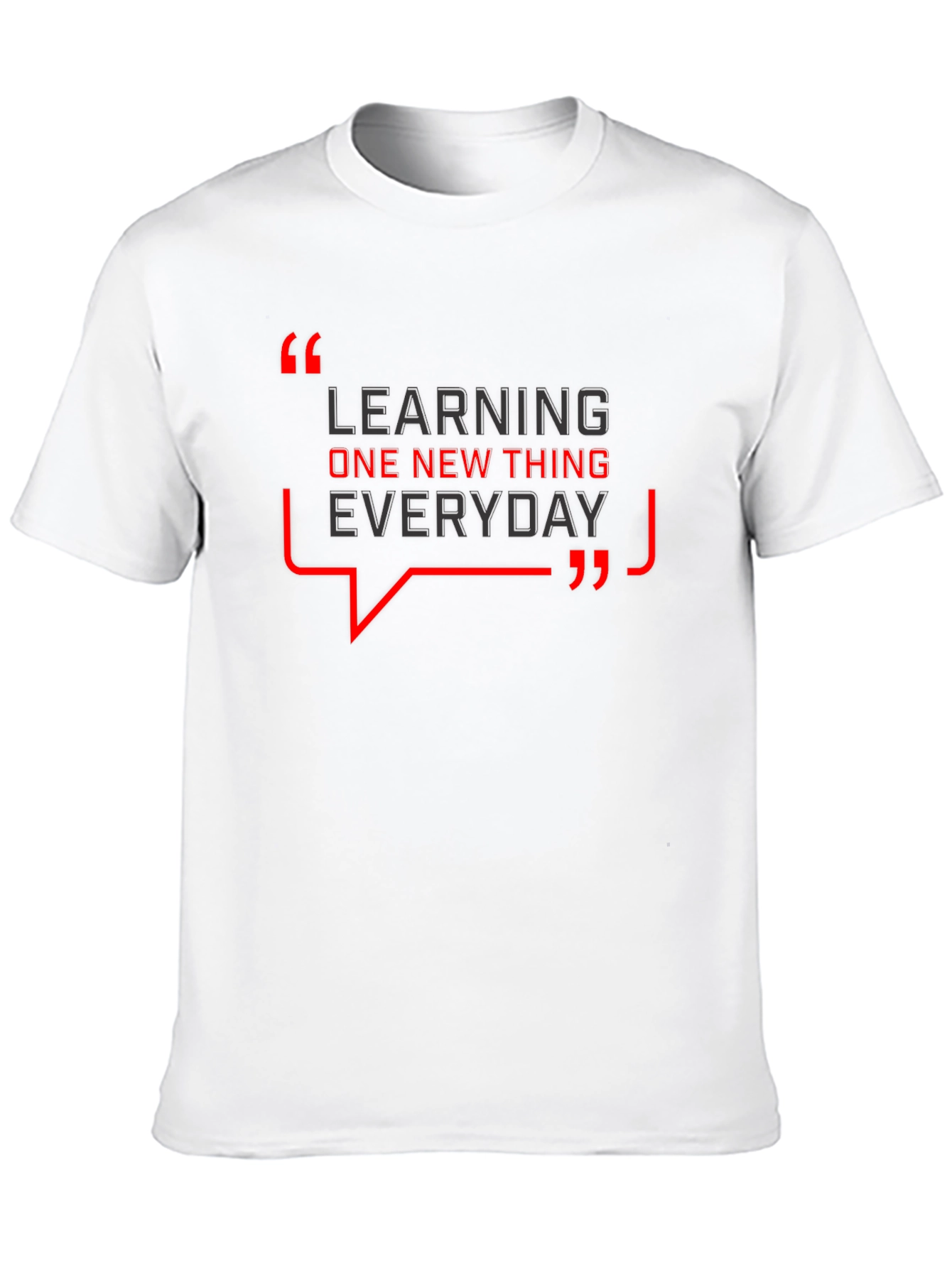 Learning Everyday Graphic T-Shirt - Black