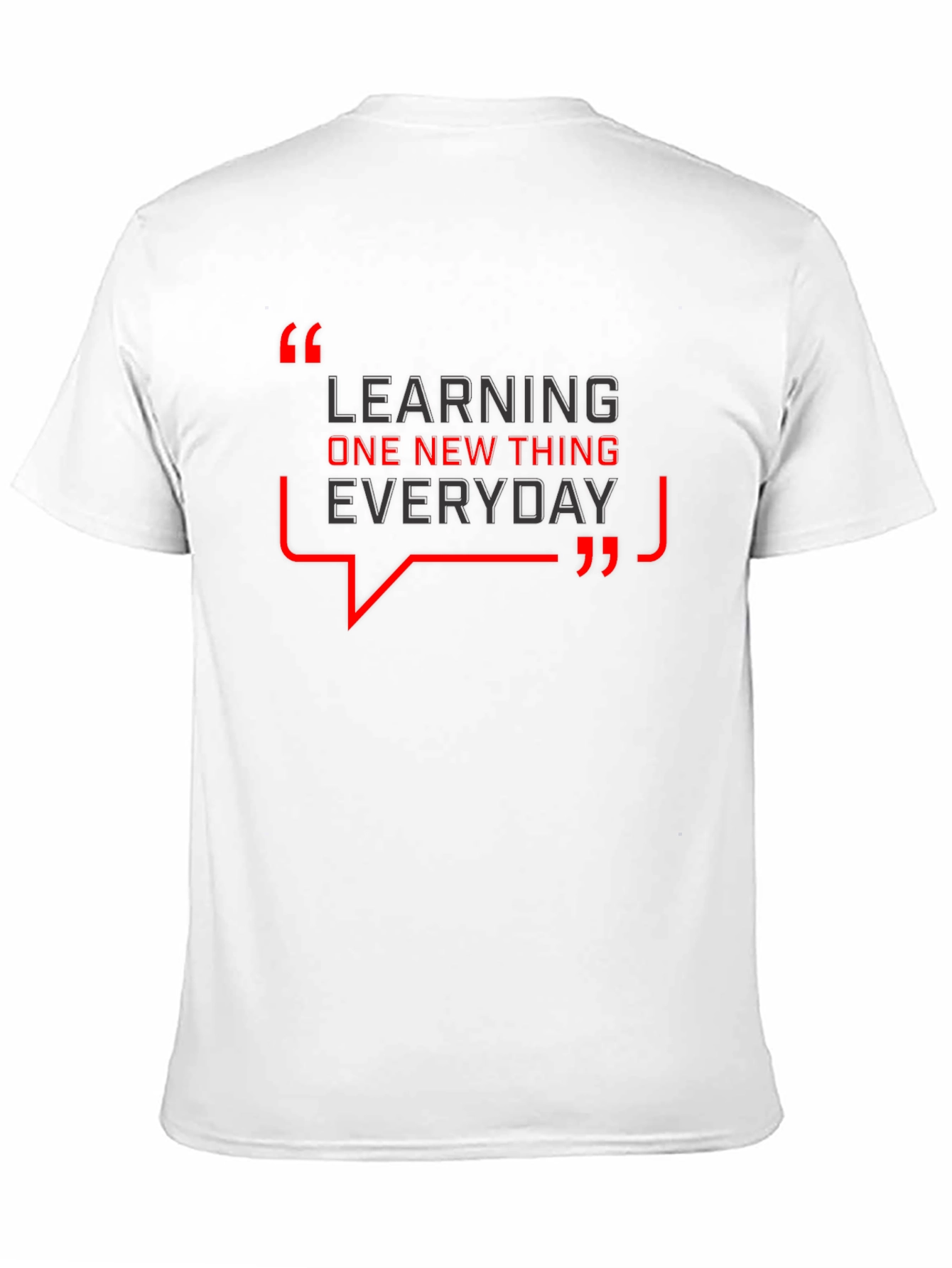 Learning Everyday Graphic T-Shirt - Black