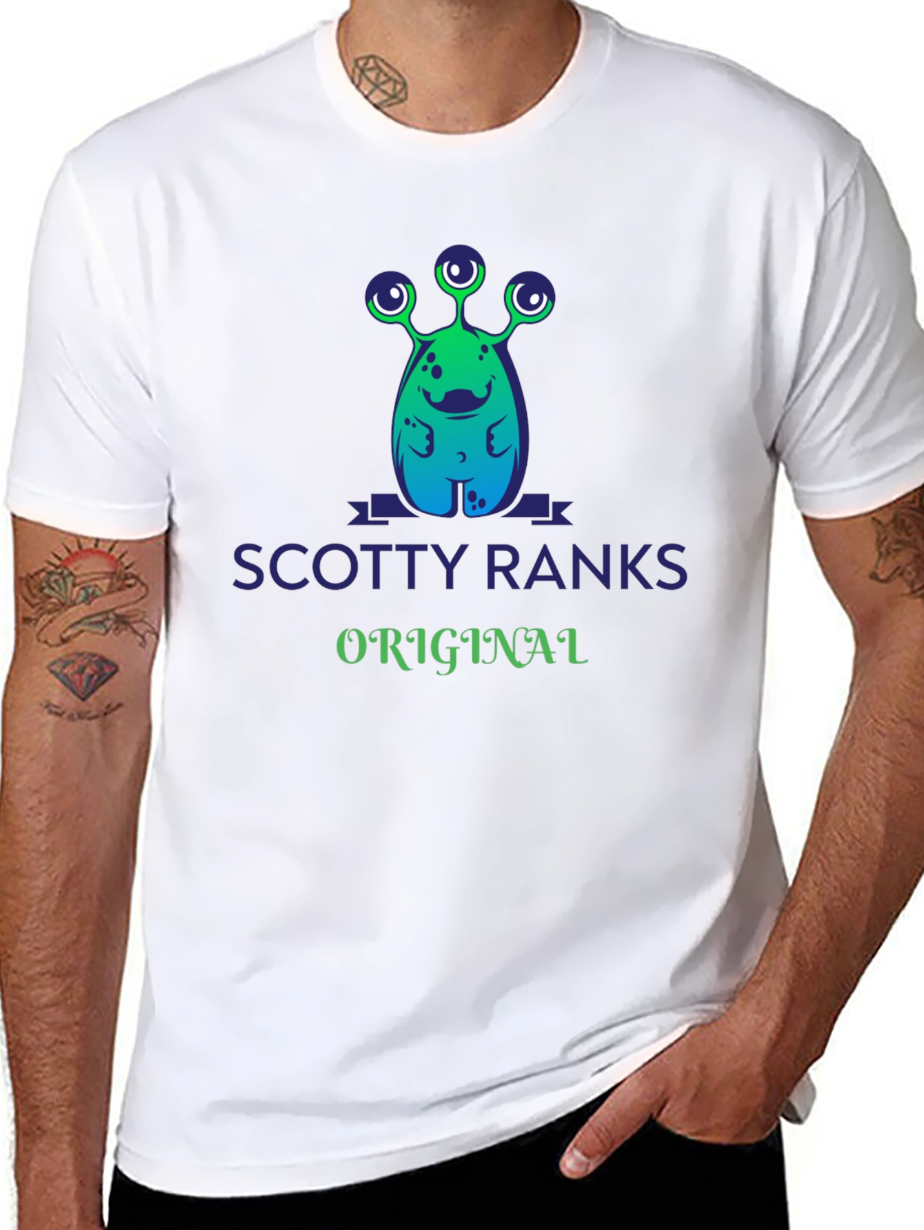 Scotty Ranks Original Alien Graphic T-Shirt