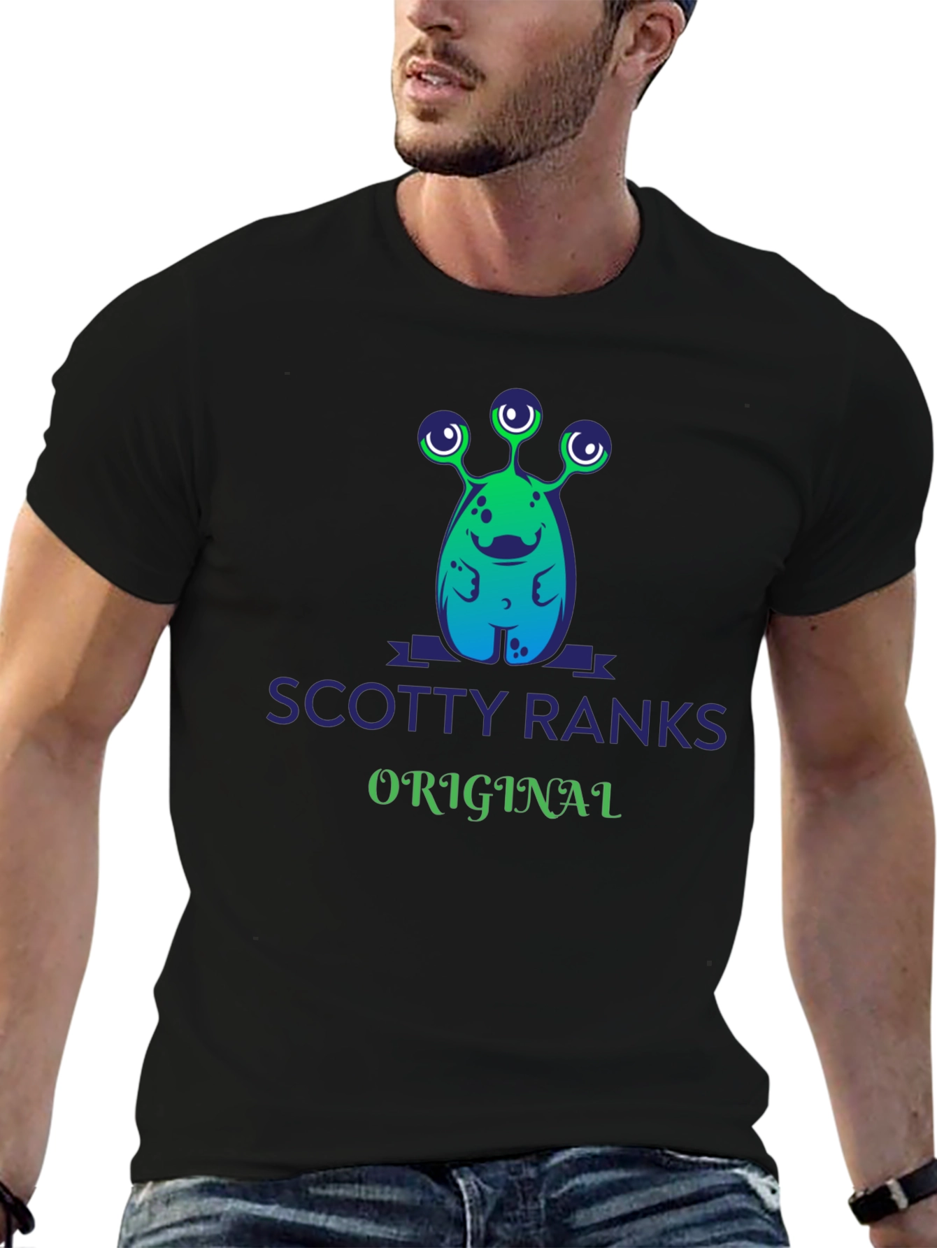 Scotty Ranks Original Alien Graphic T-Shirt
