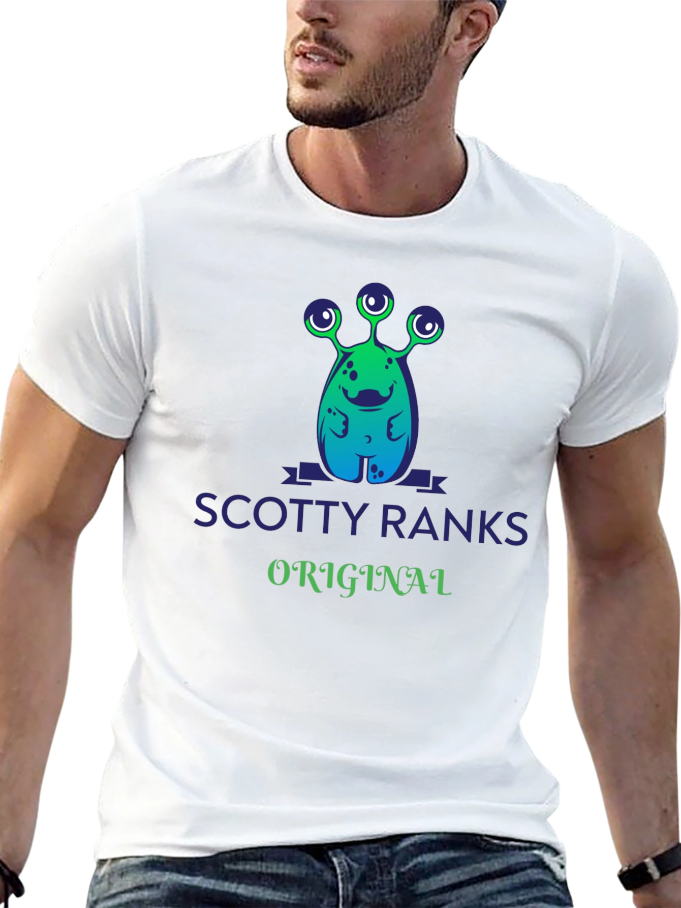 Scotty Ranks Original Alien Graphic T-Shirt