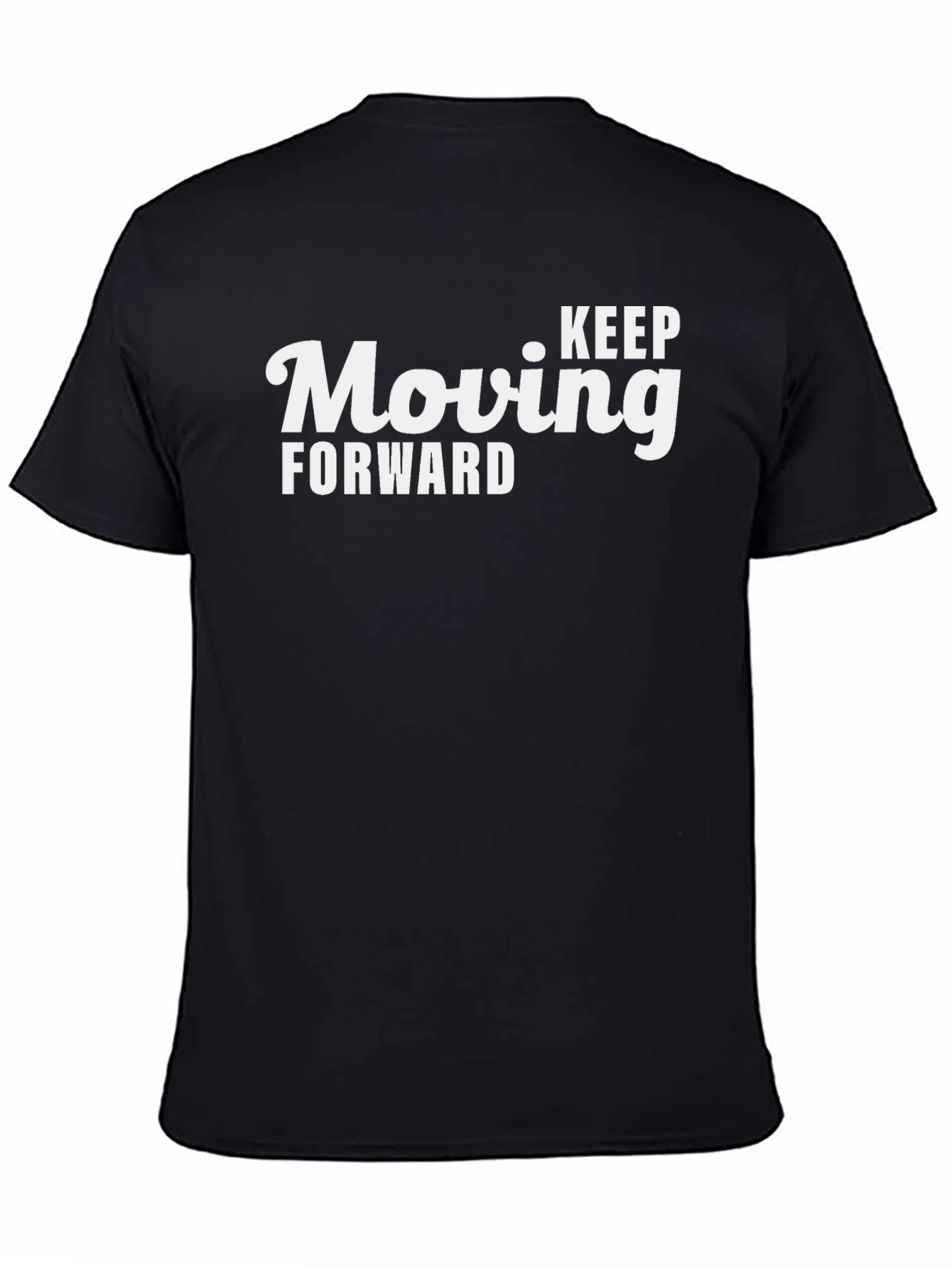 Keep Moving Forward Graphic Tee - Black