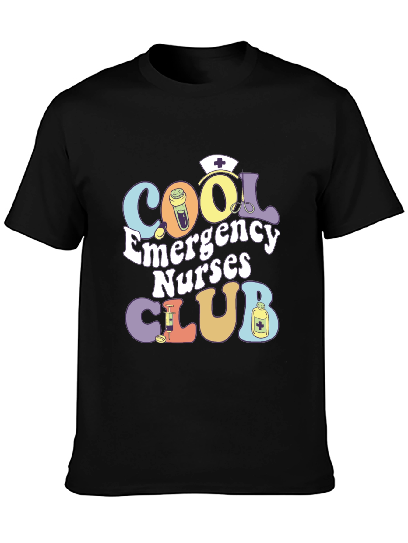 Cool Emergency Nurses Club T-Shirt