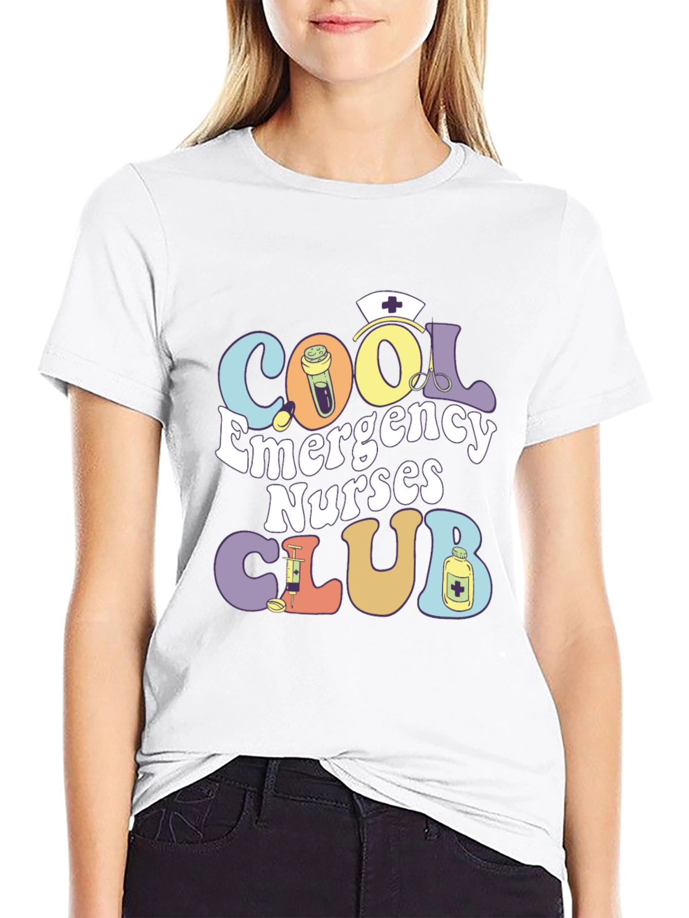 Cool Emergency Nurses Club T-Shirt
