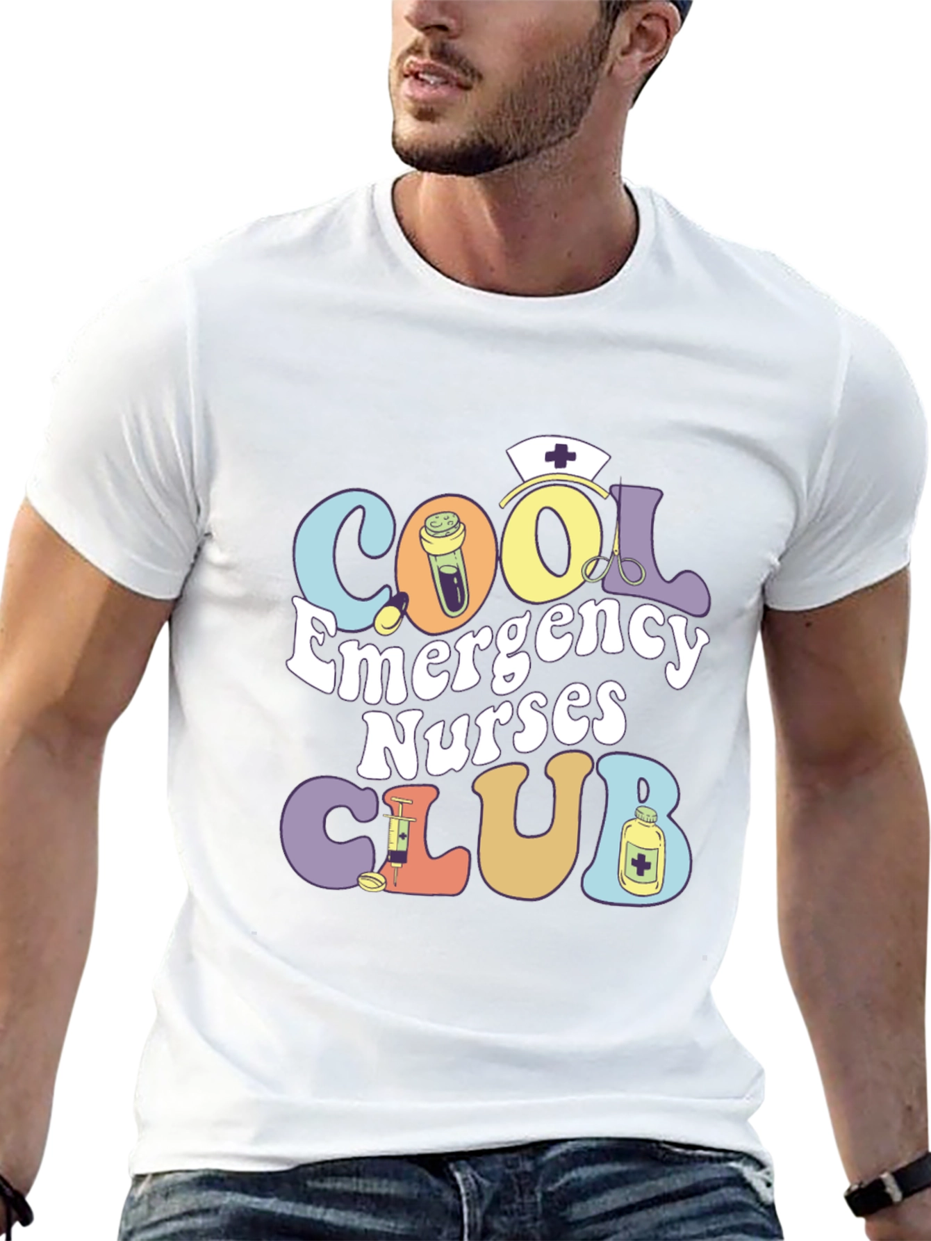 Cool Emergency Nurses Club T-Shirt