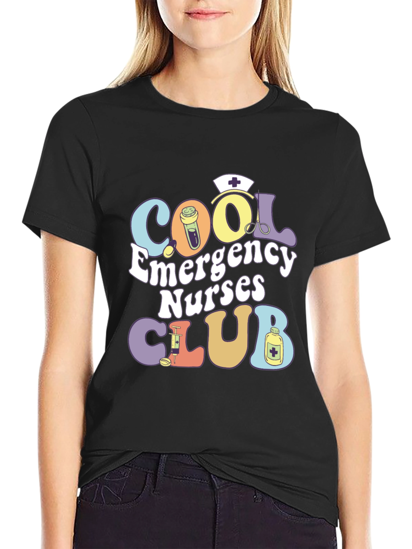 Cool Emergency Nurses Club T-Shirt